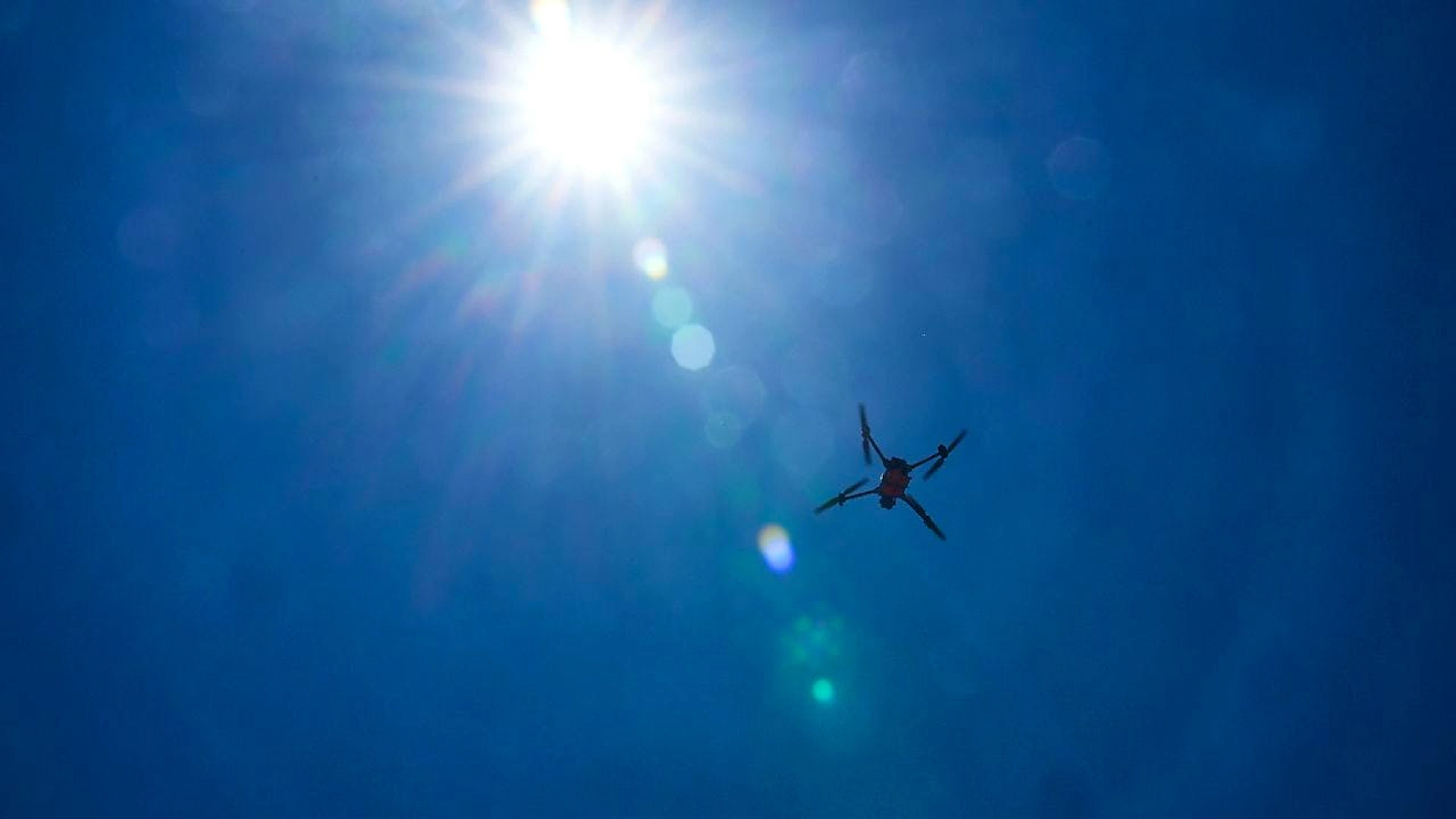 Le "Dronehub" a été conçu de manière à offrir une variété d'environnement de tests. (archive)
