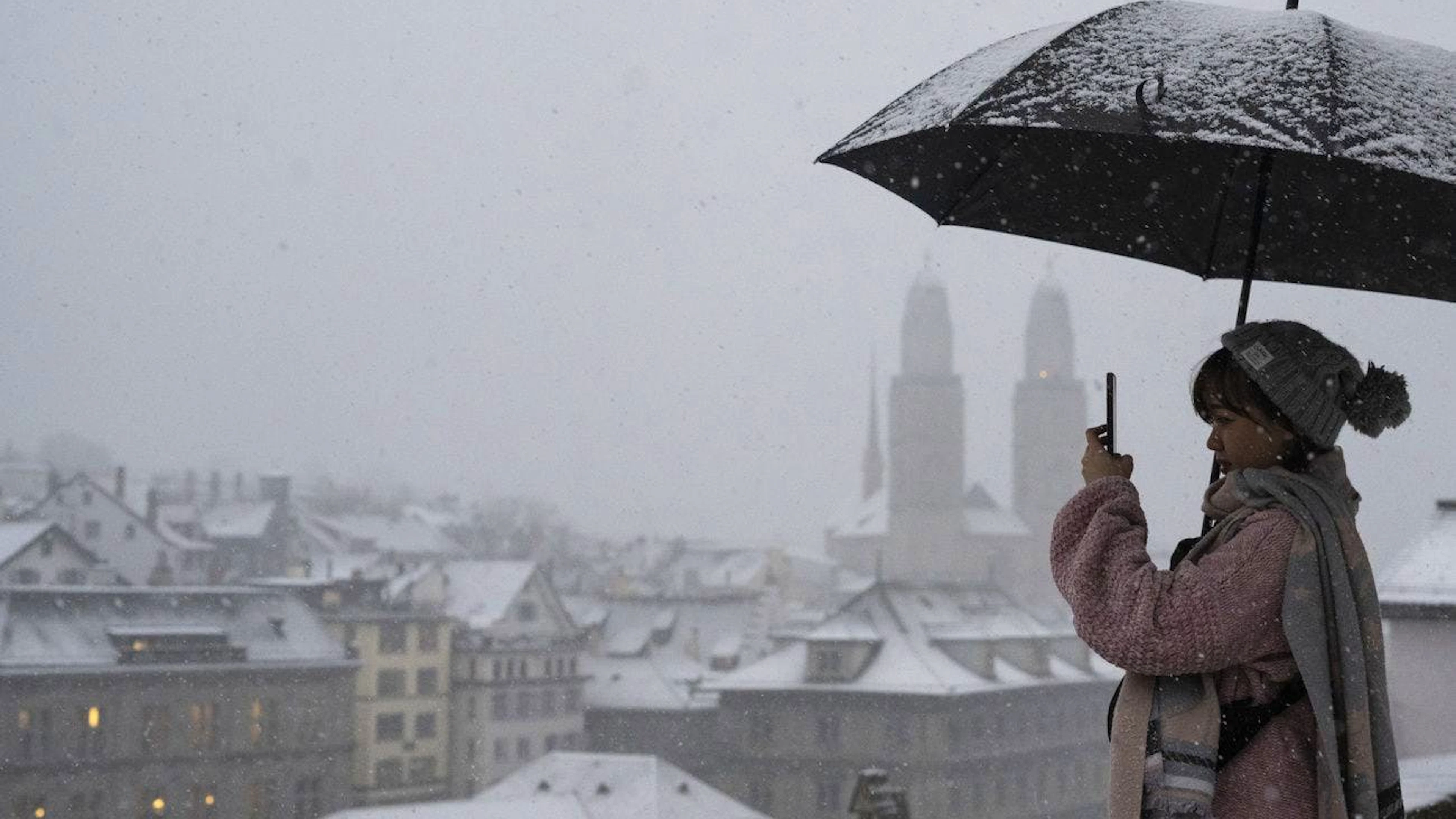 Zurich sous la neige.