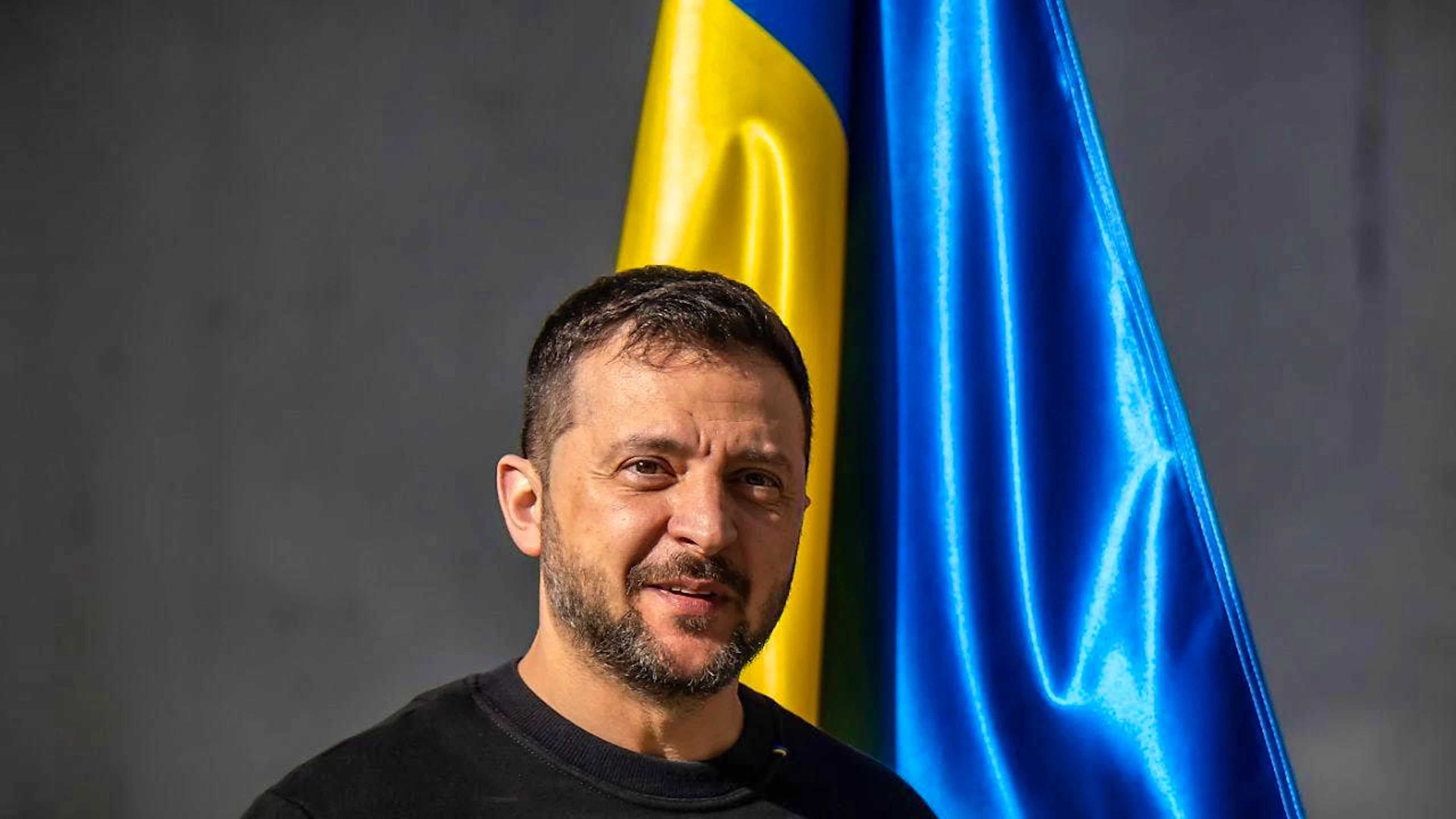 ARCHIVE - Volodymyr Zelenskyi, President of Ukraine, takes part in a press statement. Photo: Michael Kappeler/dpa