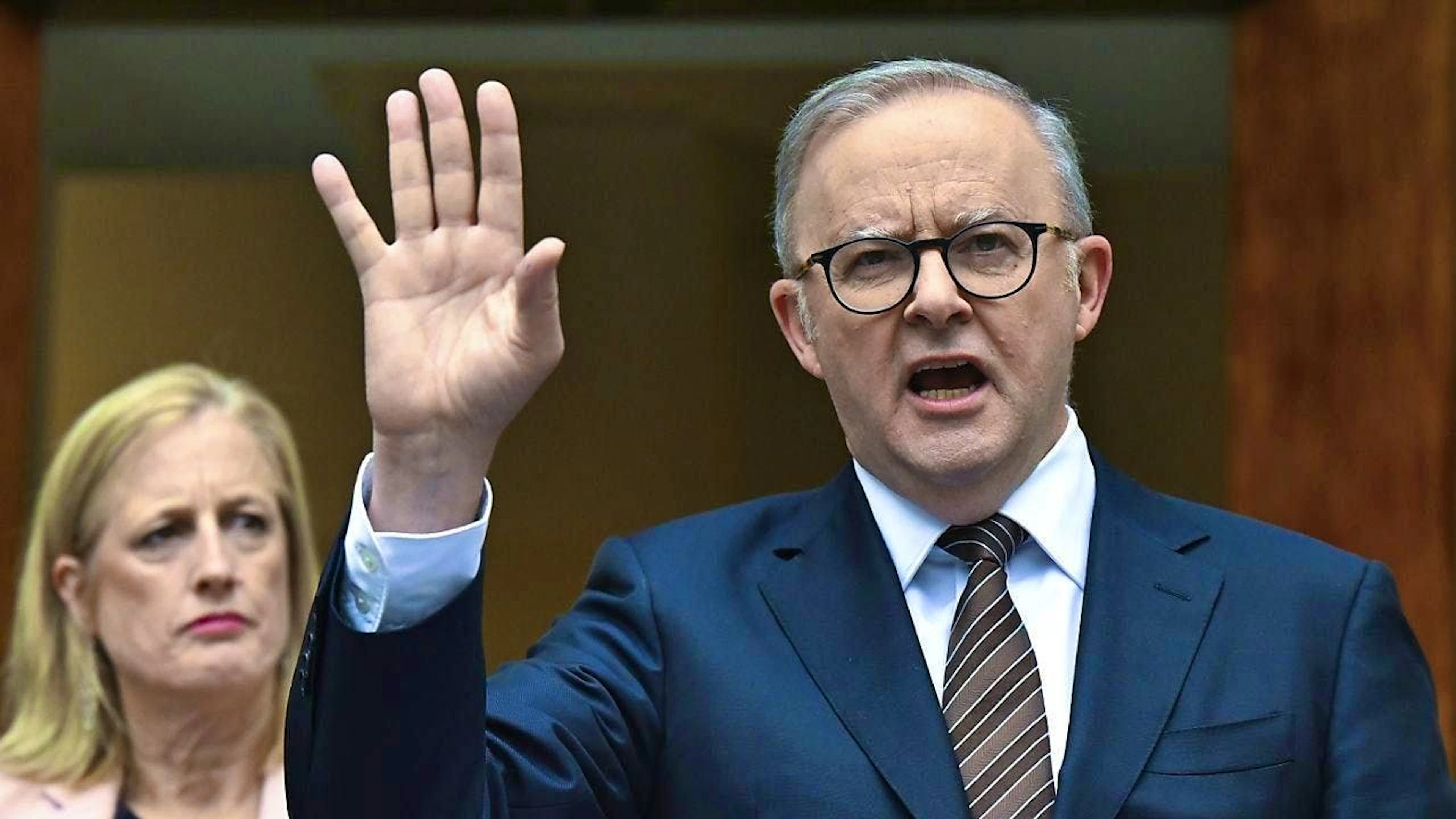 Australia's Prime Minister Anthony Albanese had described social media as a "platform for peer pressure, a driving force for anxiety, a tool for scammers and a tool for online predators". (archive image)