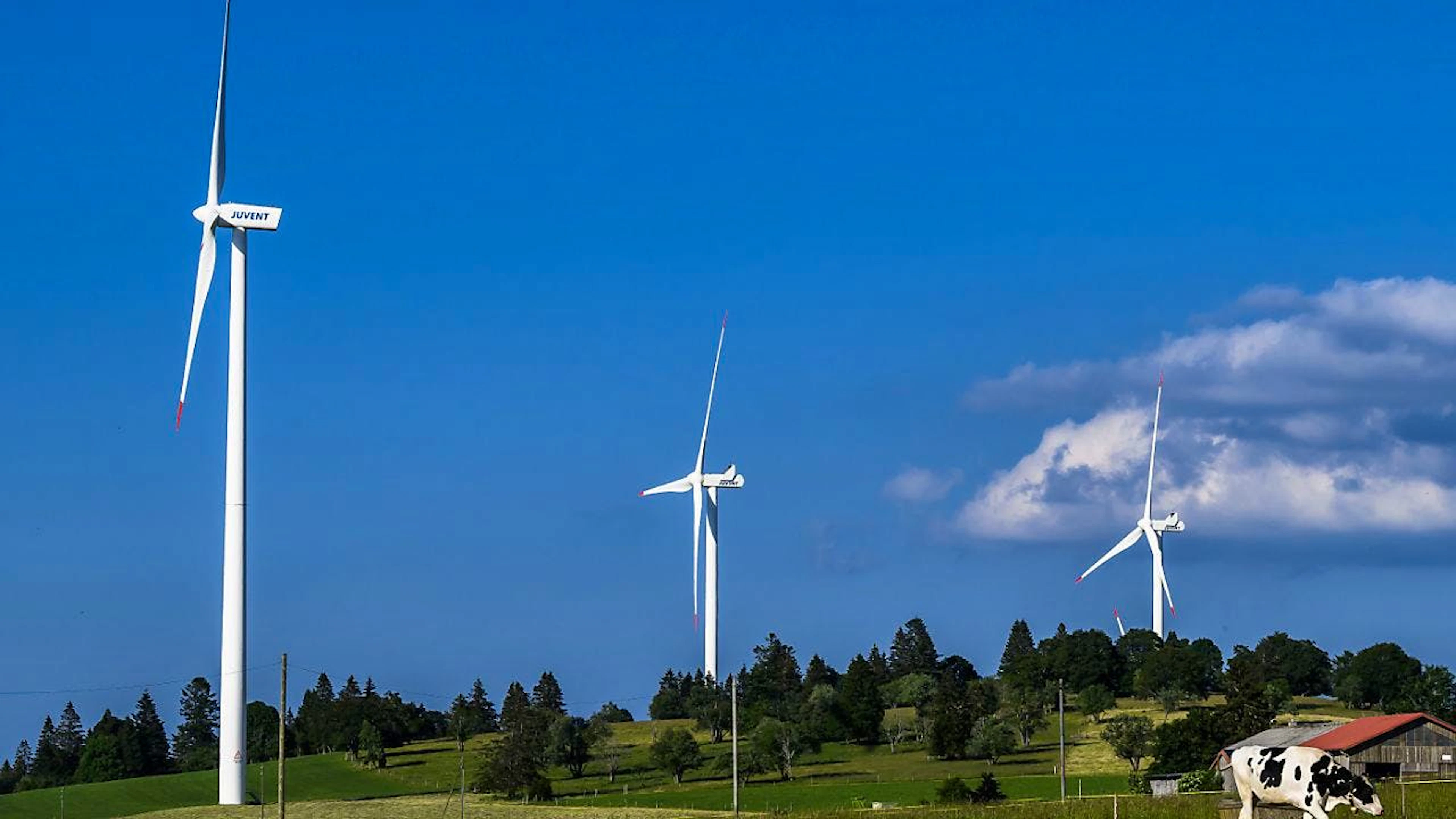 Die ersten Windmessungen im Kanton Freiburg werden spätestens Anfang 2025 vorgenommen. (Symbolbild)