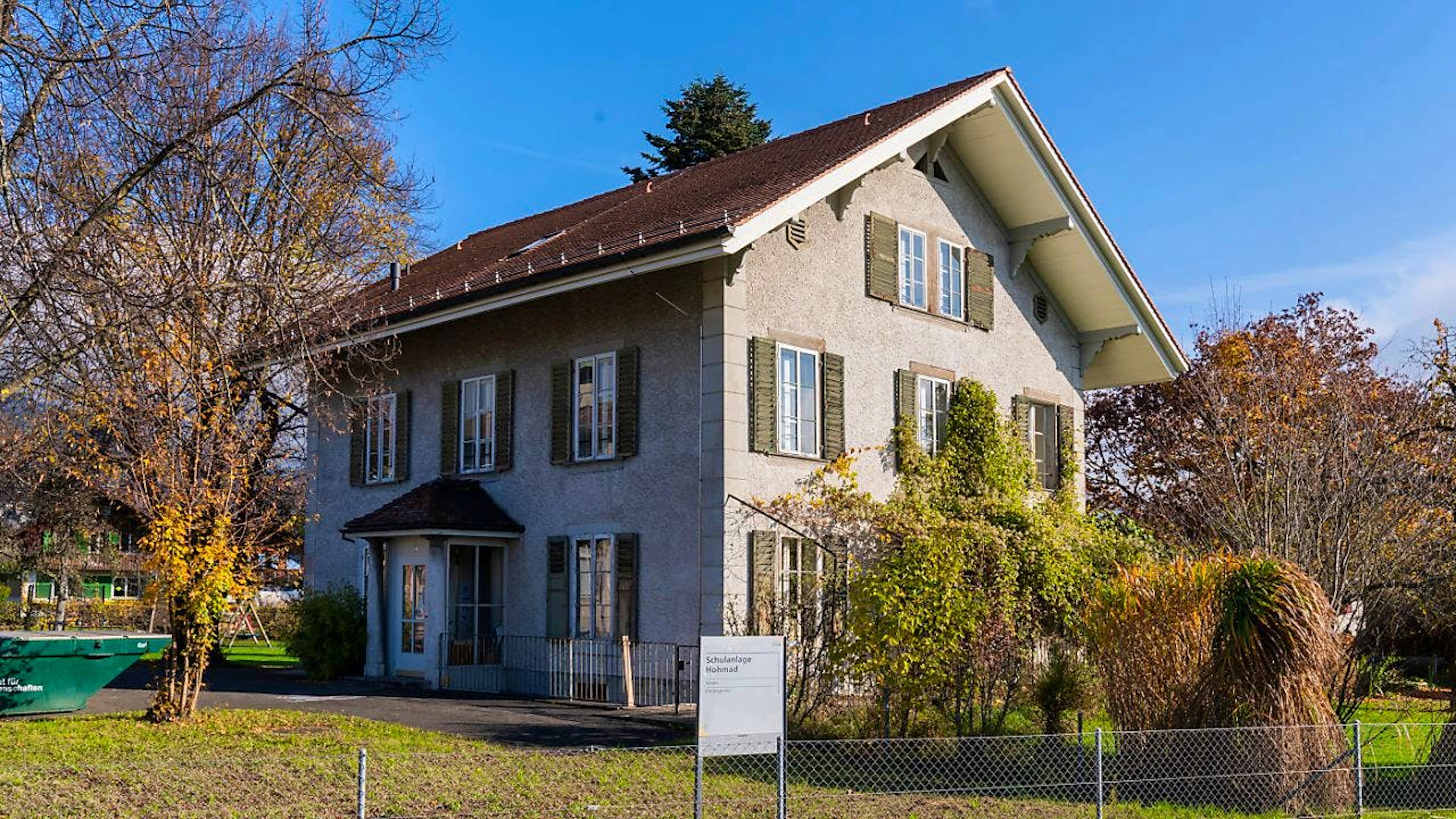 Die Stadt Thun will den Kindergarten Hohmad sanieren und erweitern. Das Haus ist denkmalgeschützt.