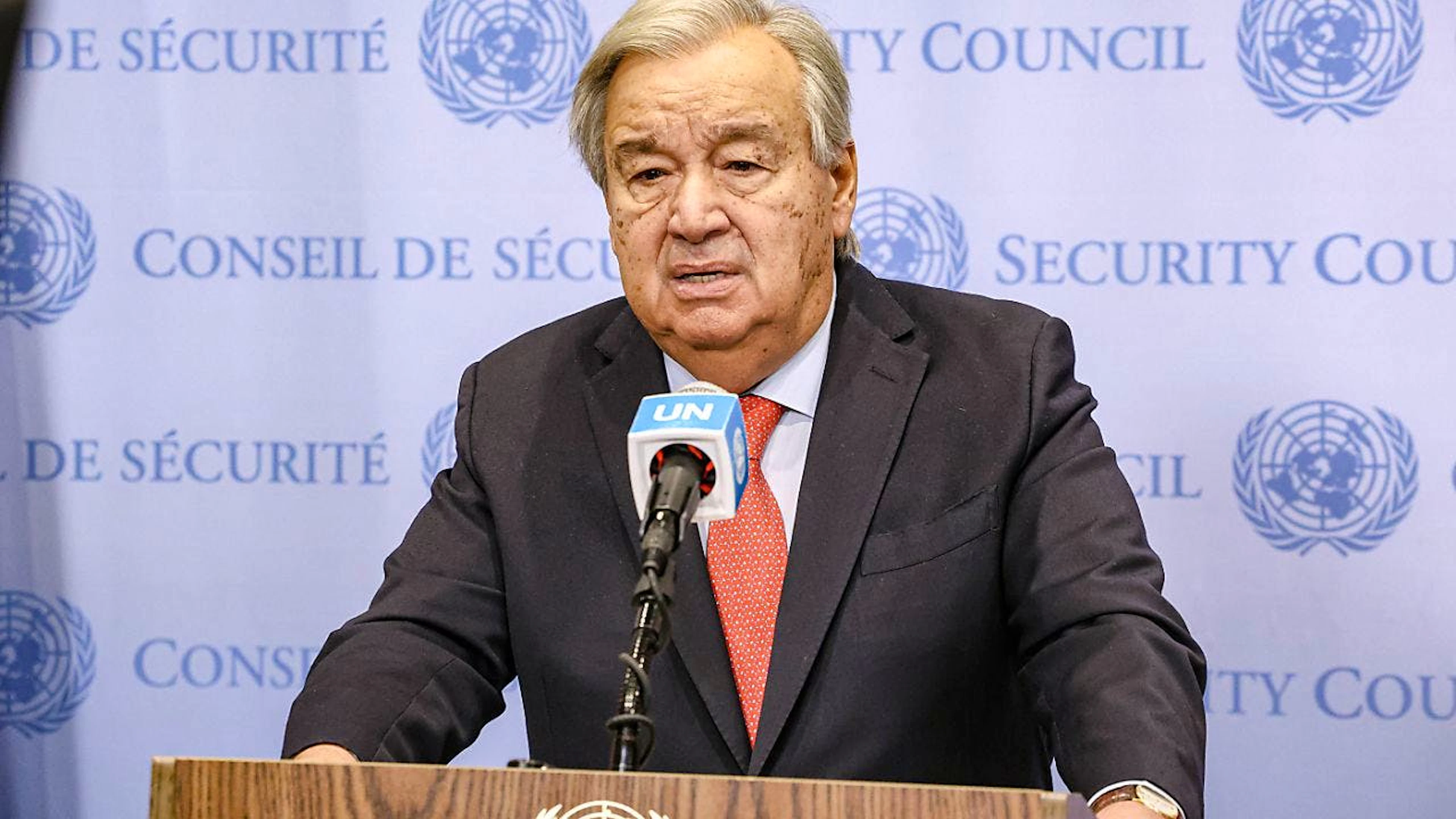 Antonio Guterres, Generalsekretär der Vereinten Nationen, redet zum Jahreswechsel der Weltgemeinschaft ins Gewissen.