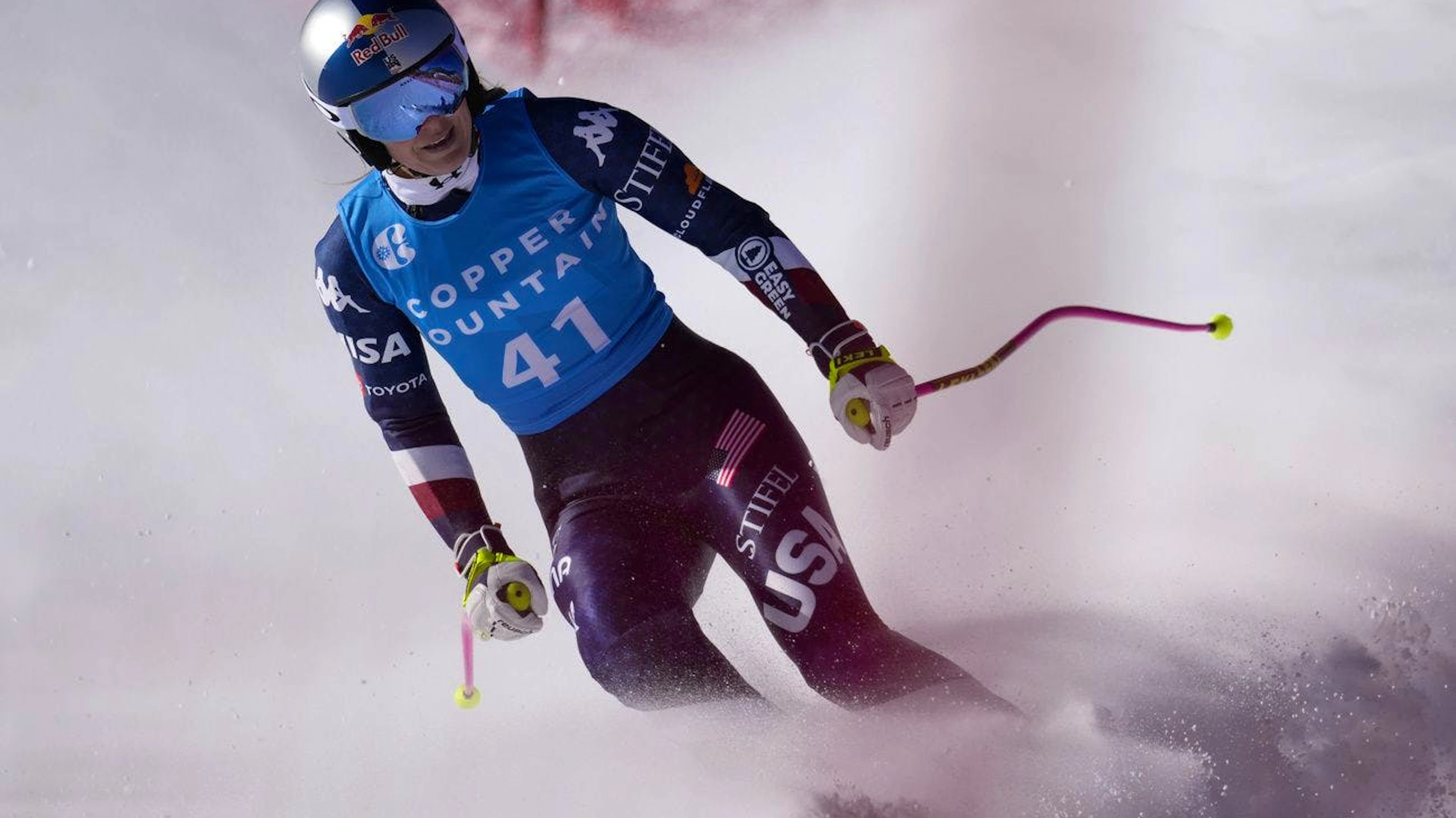Lindsey Vonn a terminé 24e.