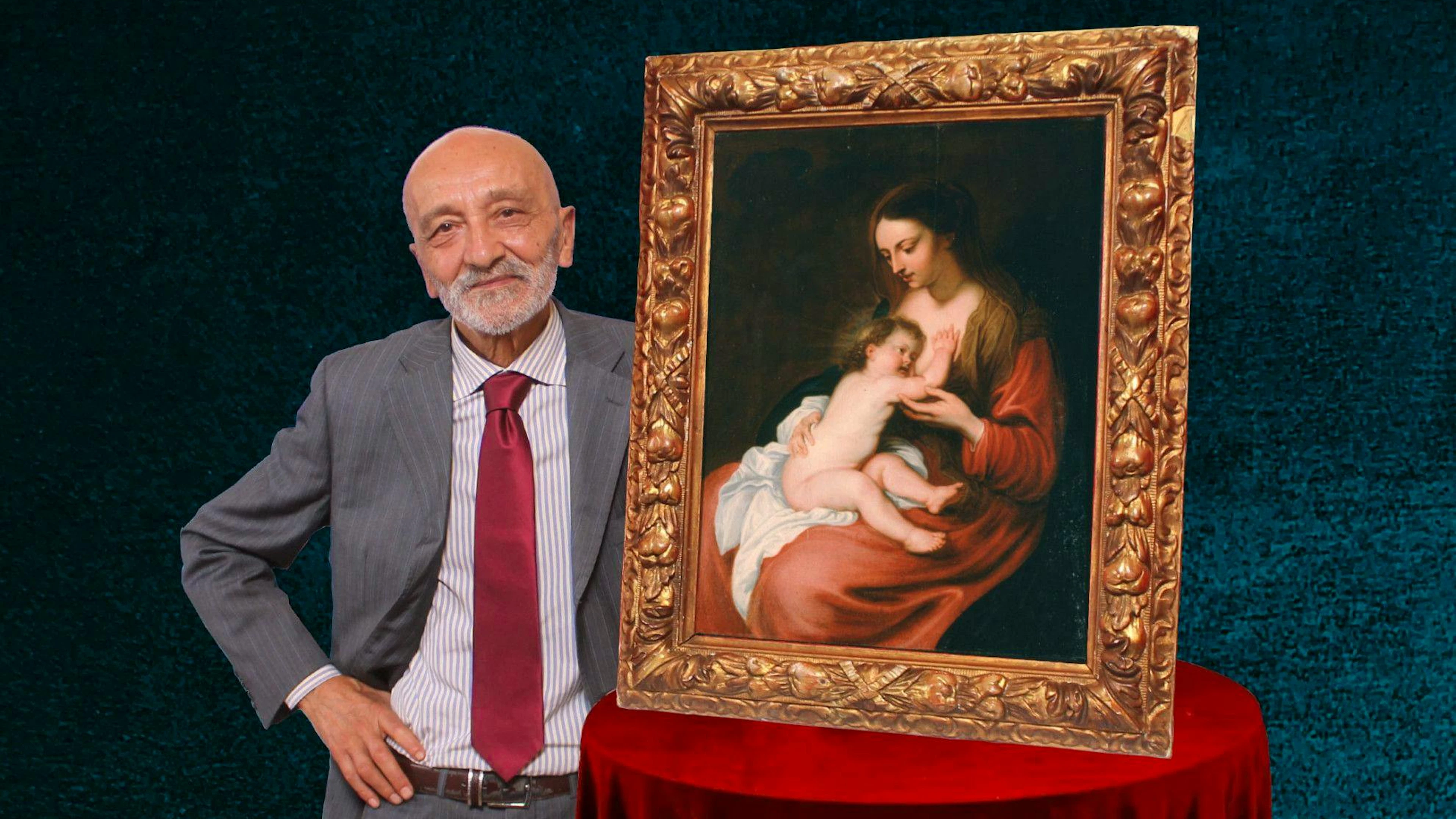 Silvano Vinceti e il quadro