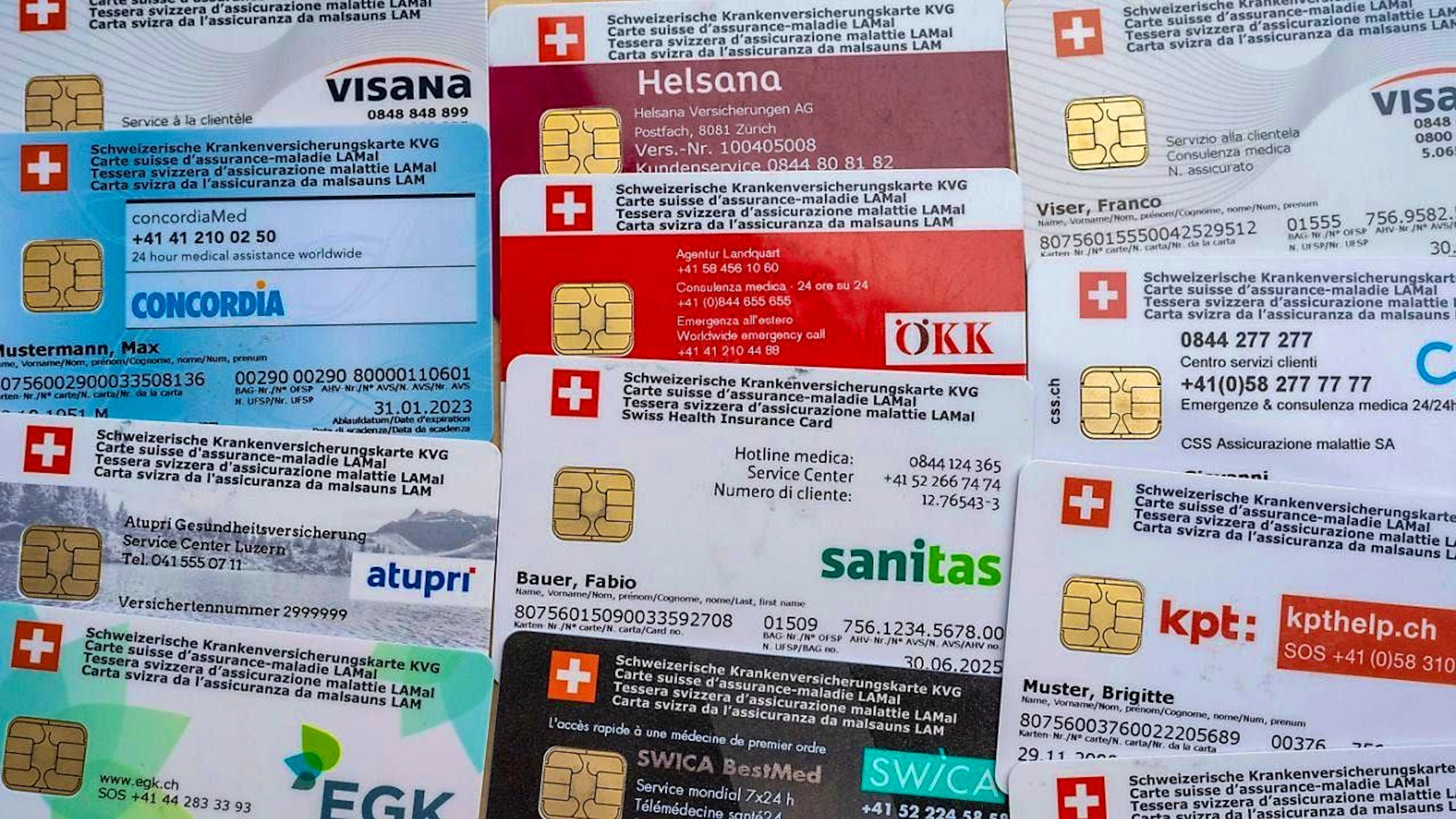 The Council of States does not want uniform cantonal health insurance funds. (symbolic image)