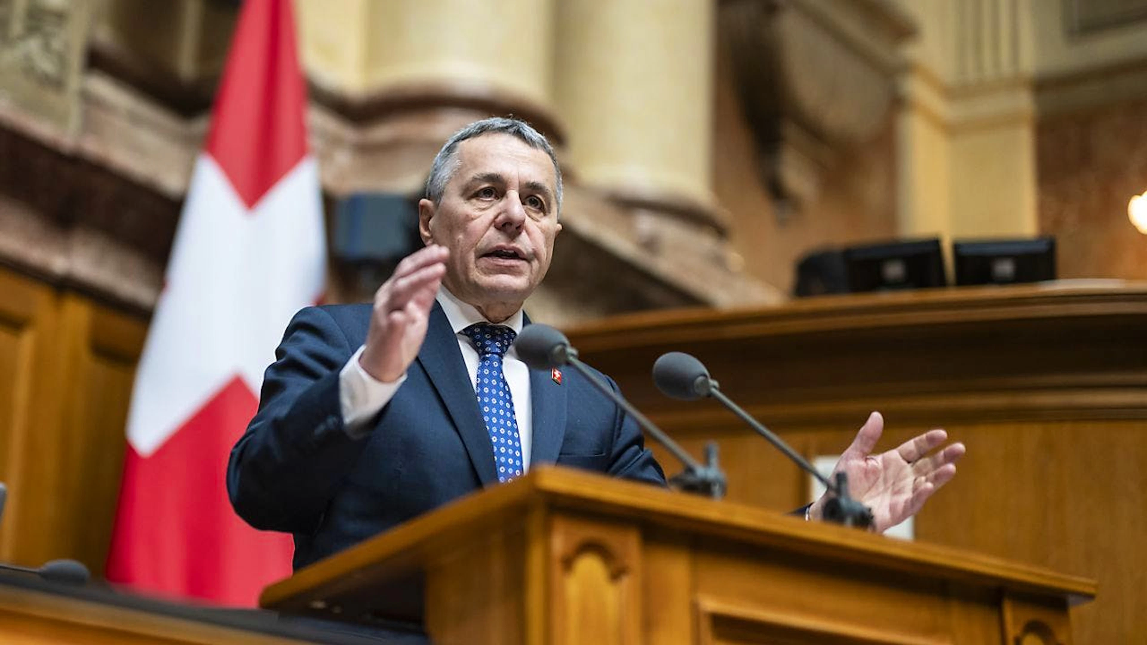Le Parlement a suivi le ministre des affaires étrangères Ignazio Cassis en adoptant la stratégie de coopération internationale 2025-2028 (archives).