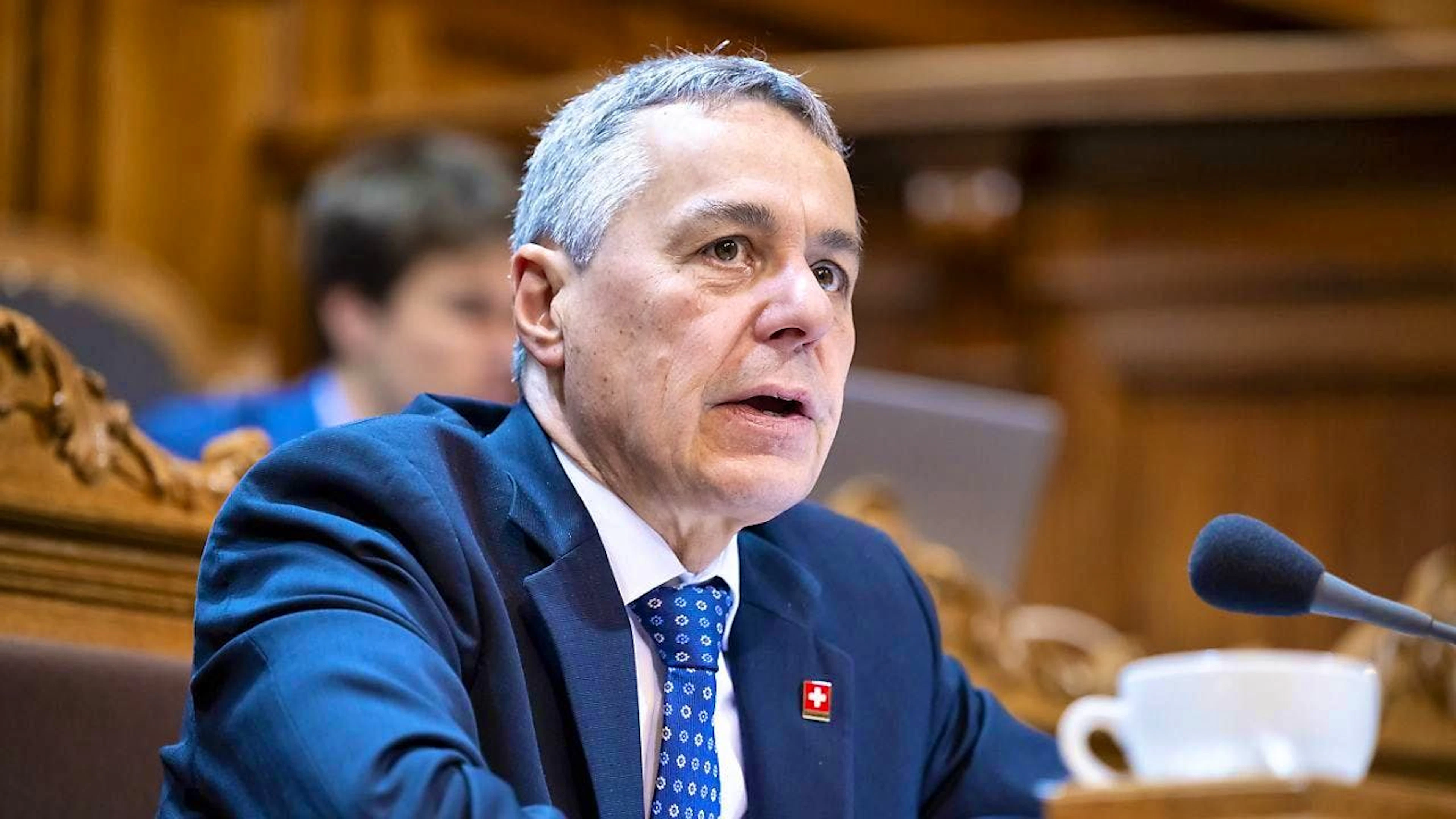 Federal Councillor Ignazio Cassis also opposed the cut in aid to Ukraine in the Council of States. (archive picture)