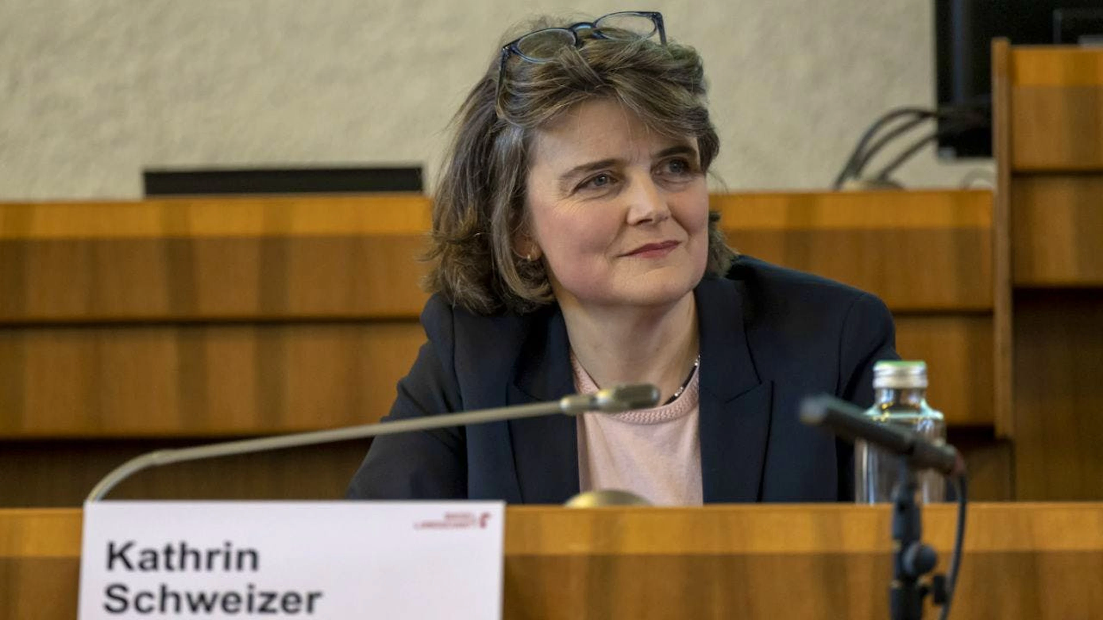 Die SP-Regierungsrätin Kathrin Schweizer hat ihre Direktion umorganisiert. (Archivbild)