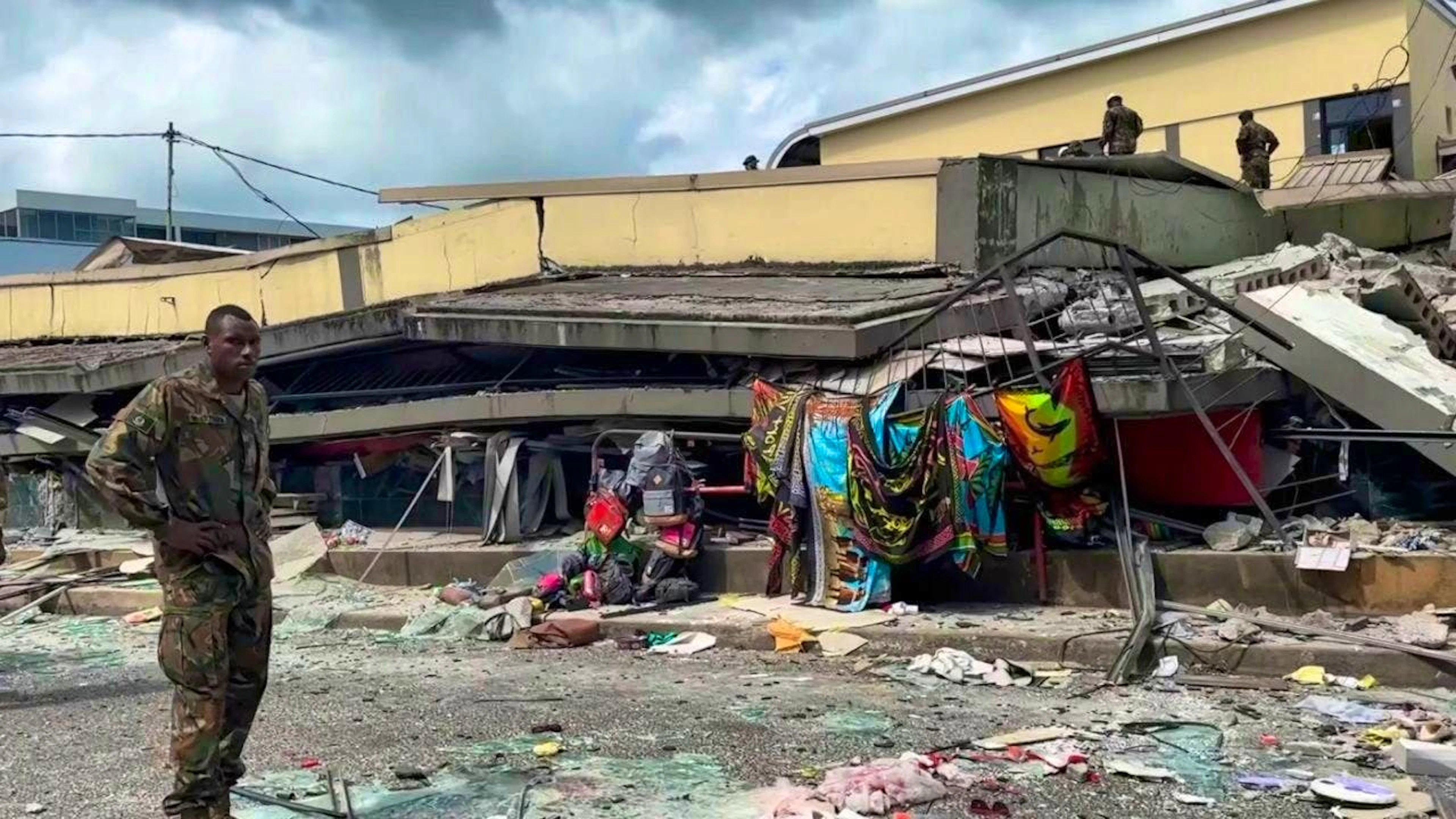 The extent of the destruction following the earthquake in Vanuatu is still unclear. (archive picture)