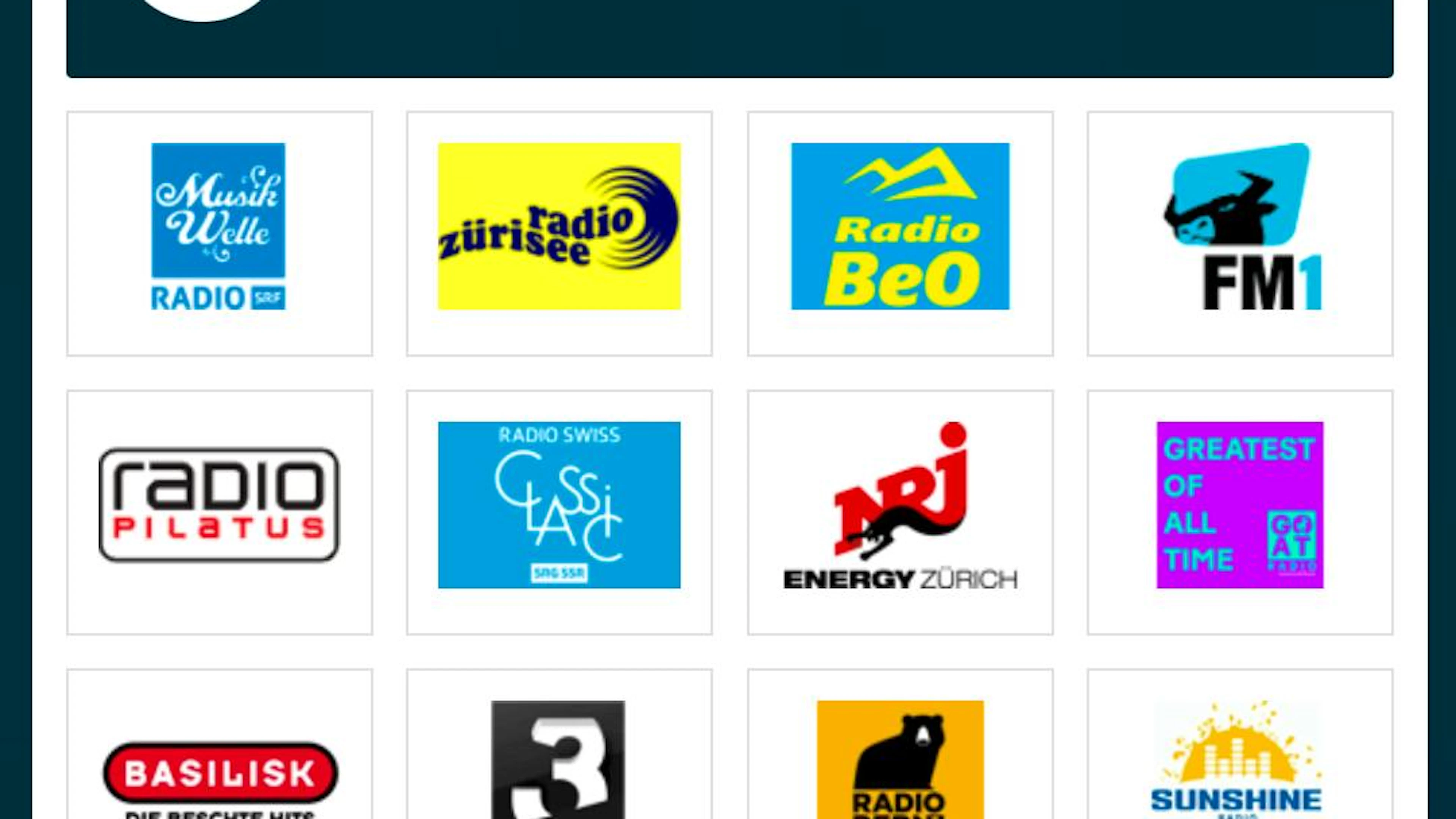 Radiosonline.ch ist vom Funktionsumfang her etwas limitierter.