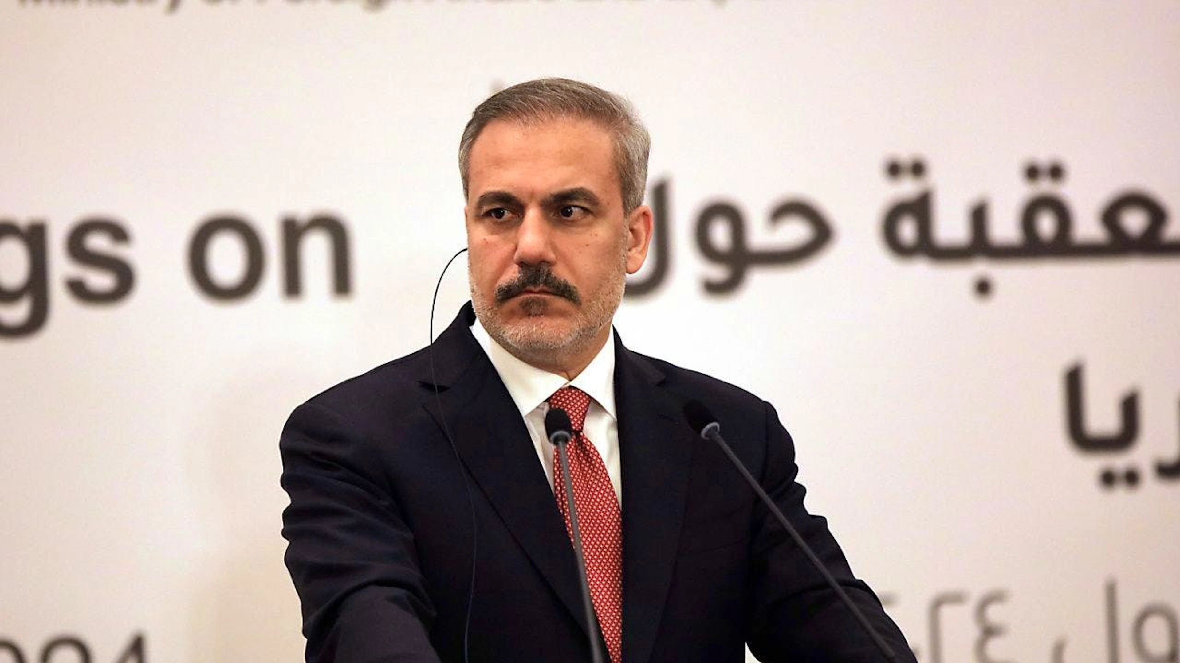 Il ministro degli Esteri turco Hakan Fidan