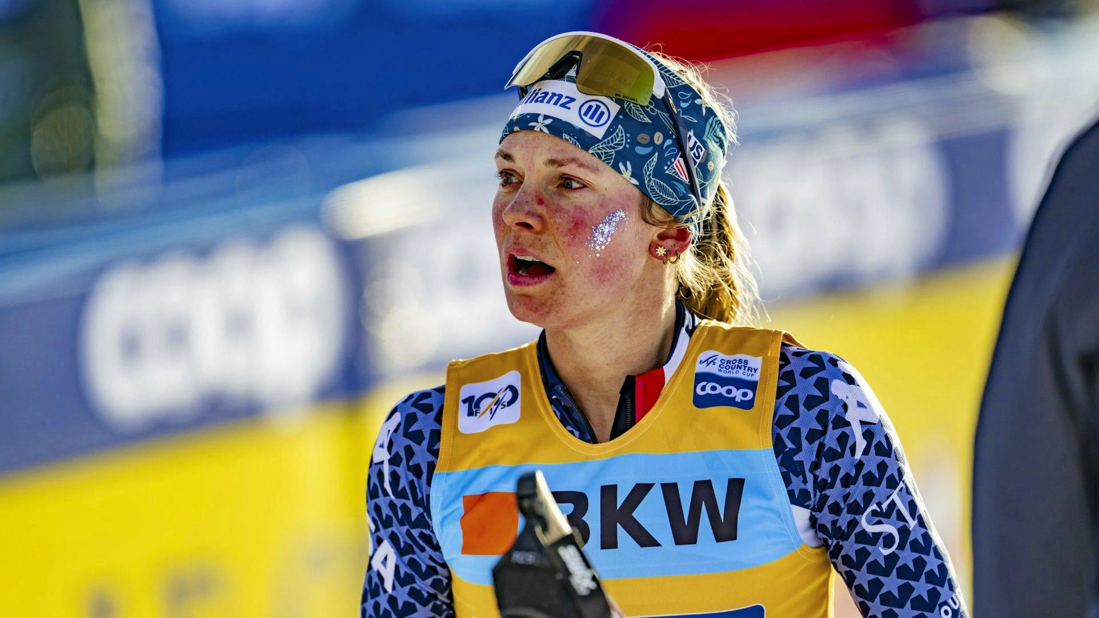 Jessie Diggins en grande forme.