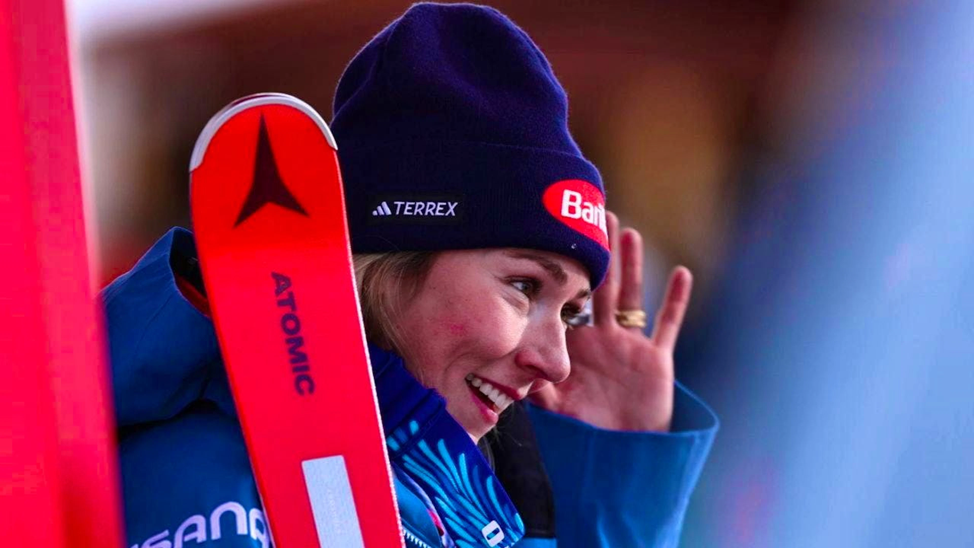 Following her injury in Killington, Mikaela Shiffrin is hoping to be back on skis soon.