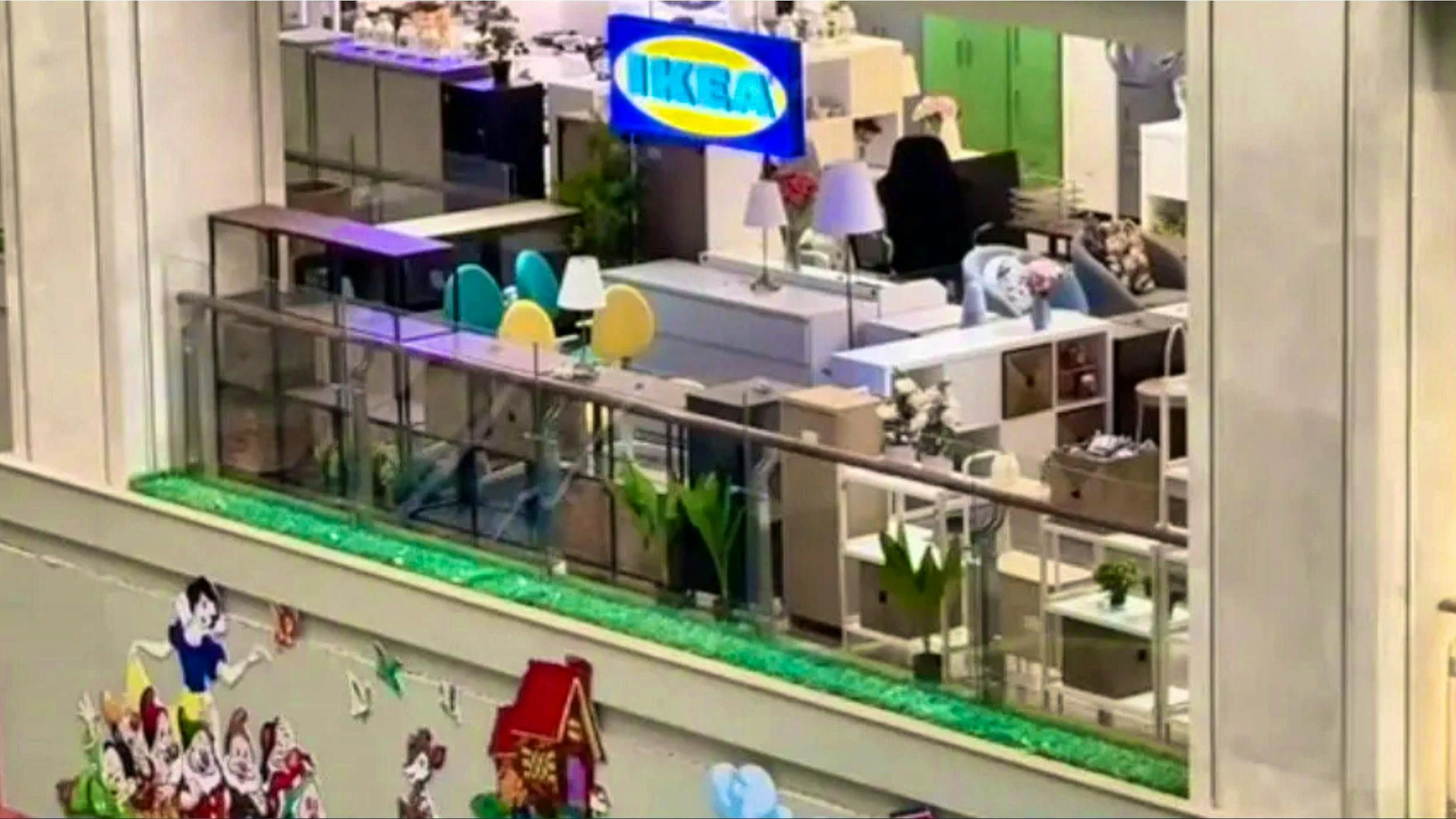 Un negozio Ikea senza licenza è stato avvistato in un centro commerciale di Pyongyang.