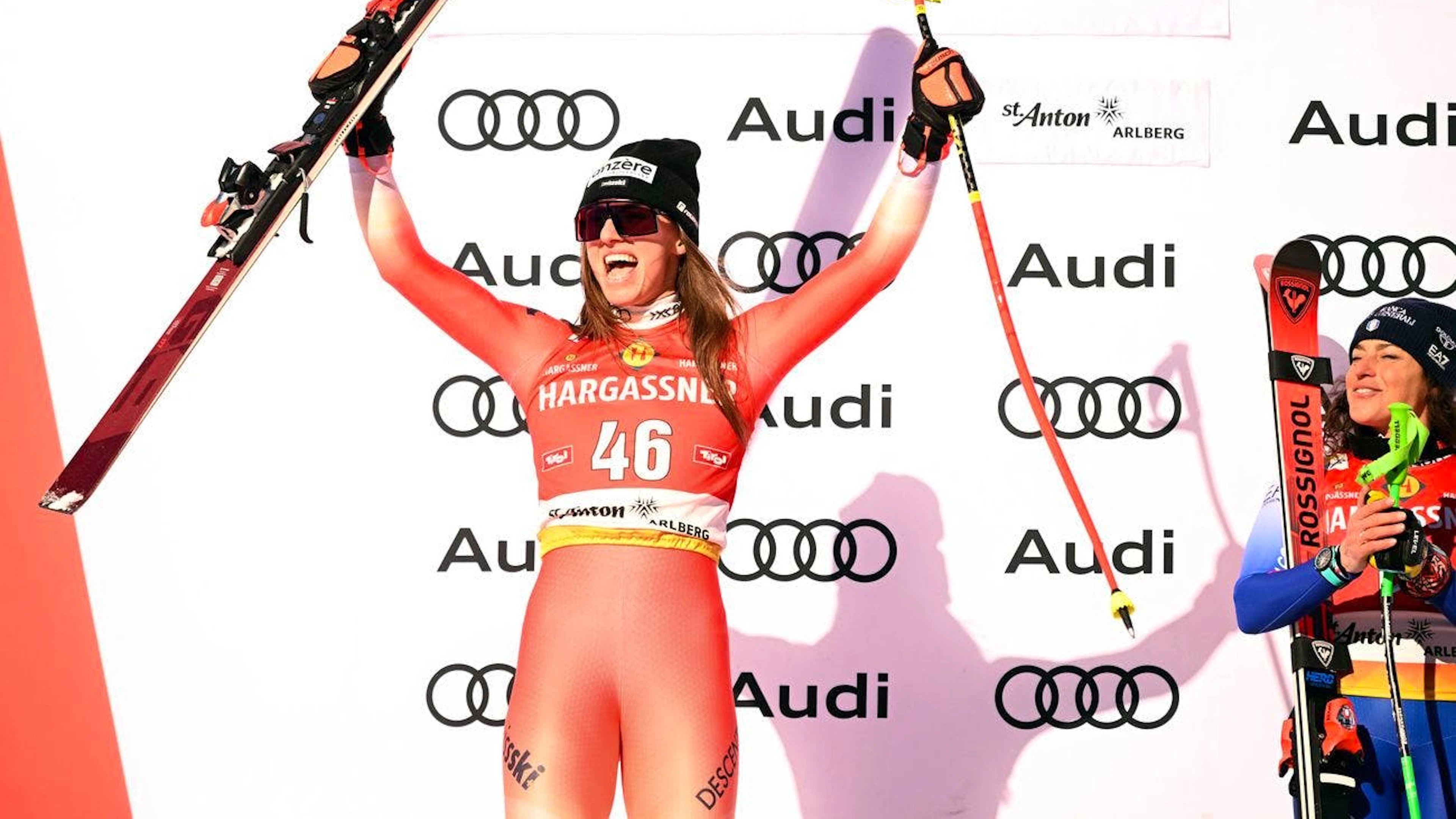 Malorie Blanc fuhr bei ihrem Abfahrts-Debüt im Weltcup sensationell auf Rang 2.