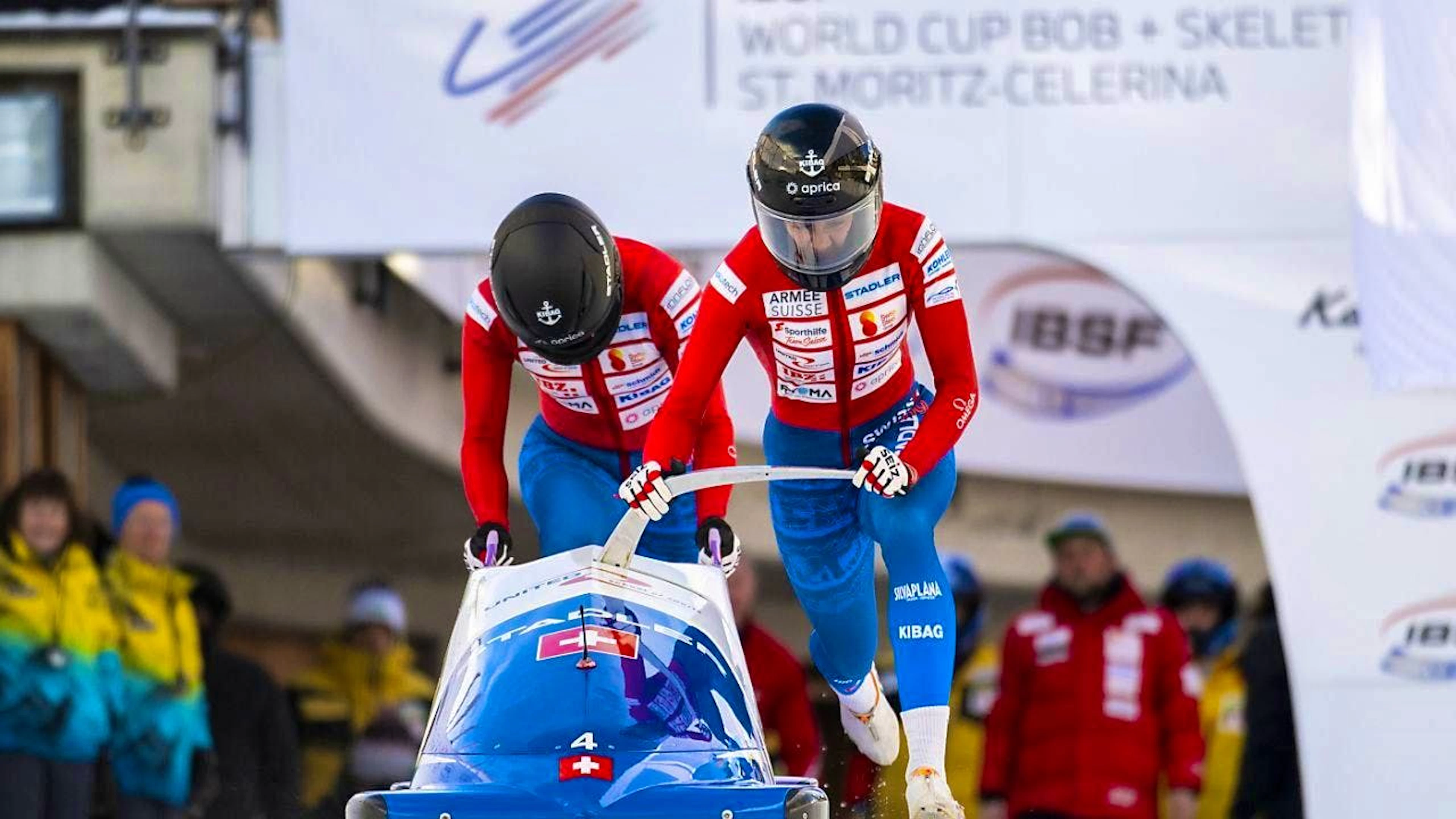 Solid 6th place at the home World Cup in St. Moritz: Melanie Hasler and Mara Morell