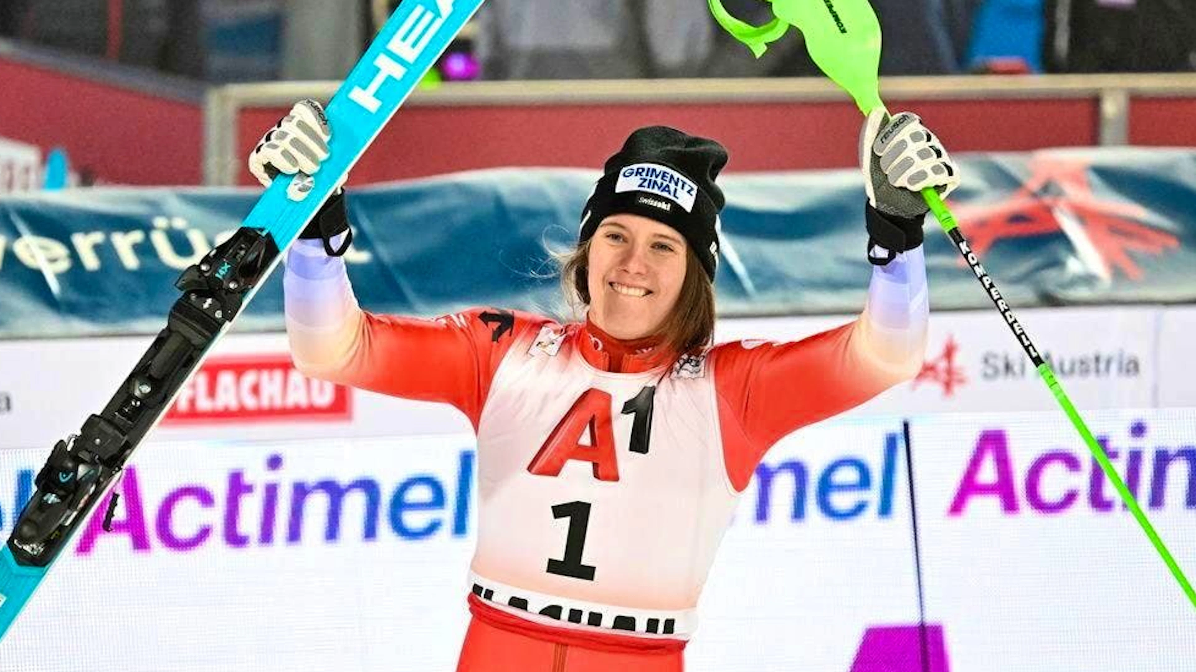 Camille Rast is in the form of her life.