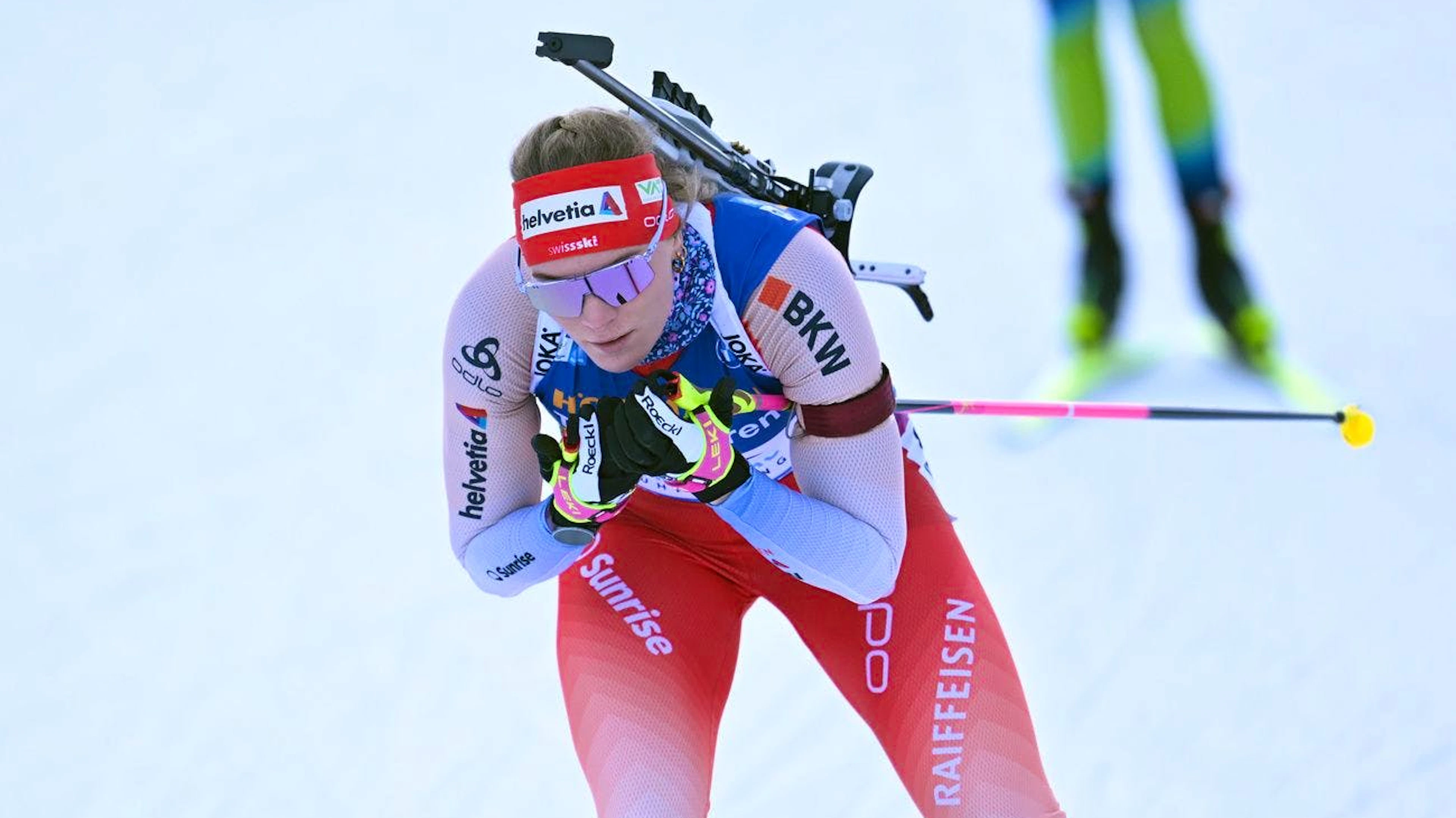 Un premier podium en Coupe du monde pour Amy Baserga.