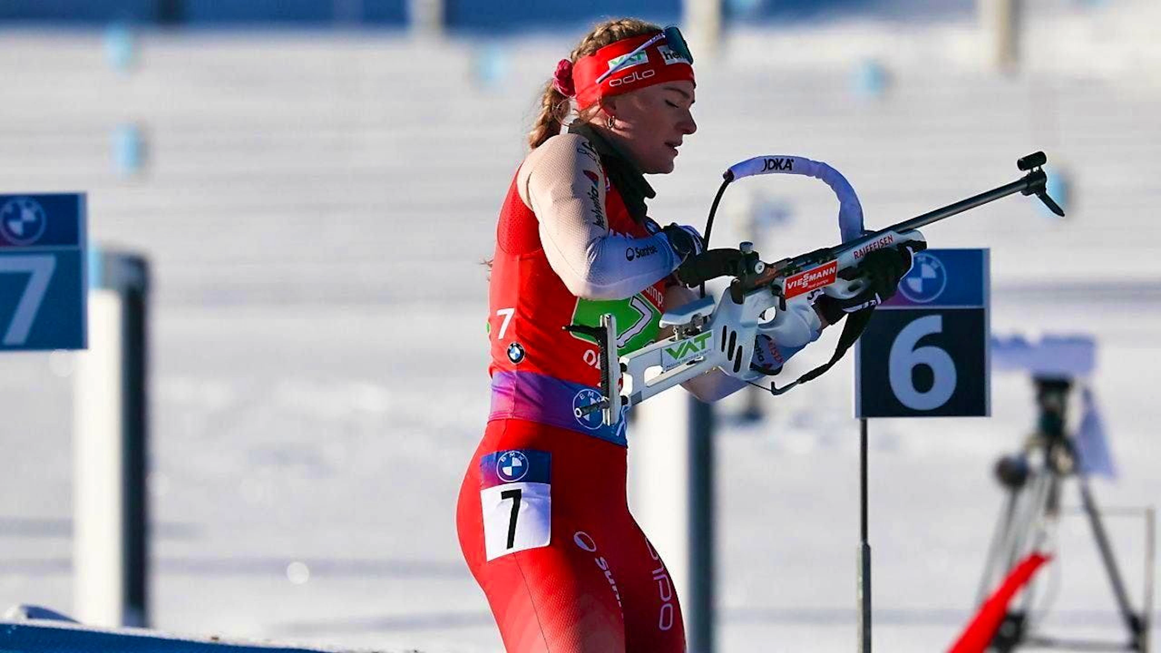 Perfect shooting and 3rd place: Amy Baserga at the World Cup in Ruhpolding
