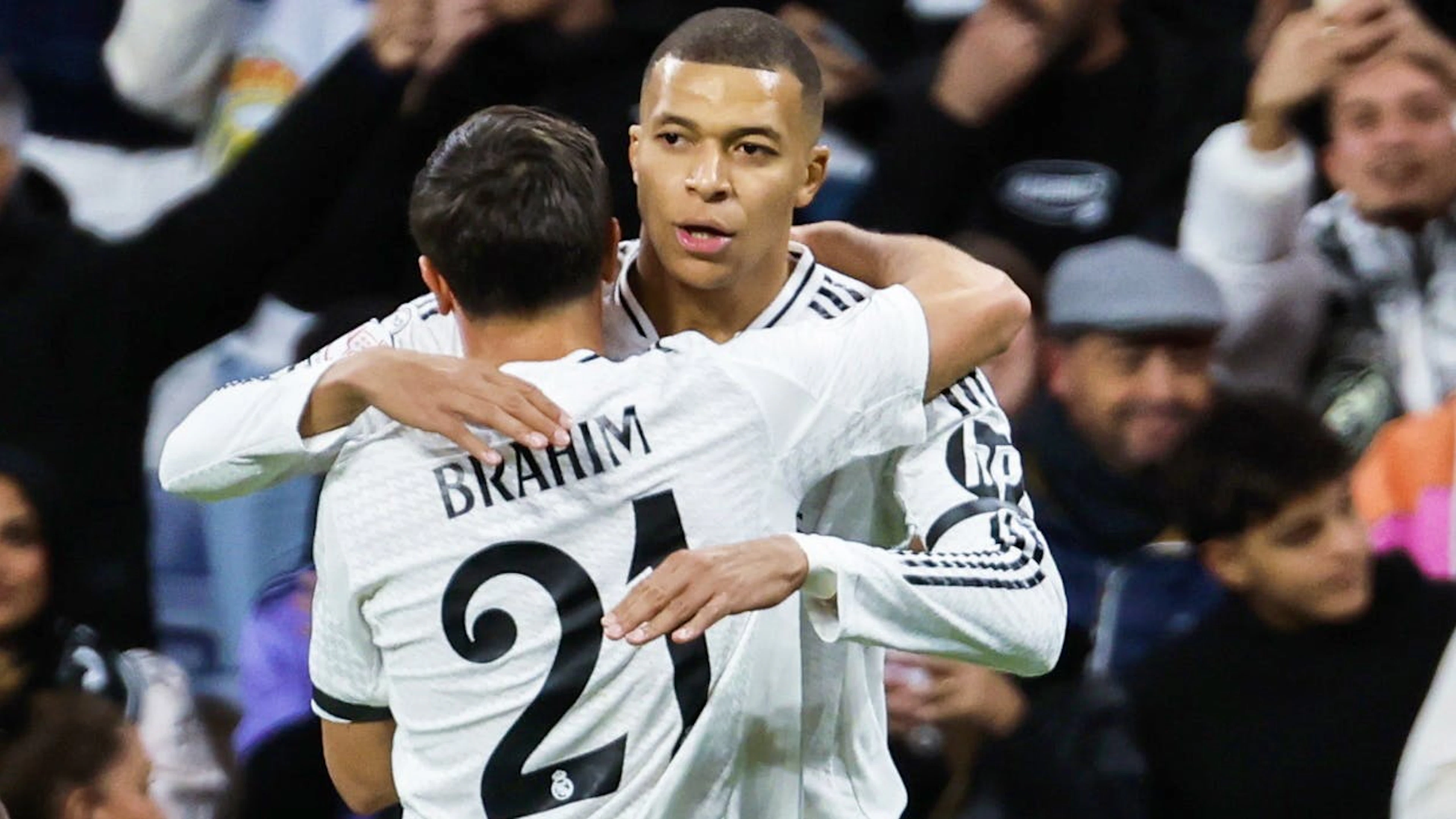 Inspiré, Kylian Mbappé a ouvert le score pour le Real Madrid.