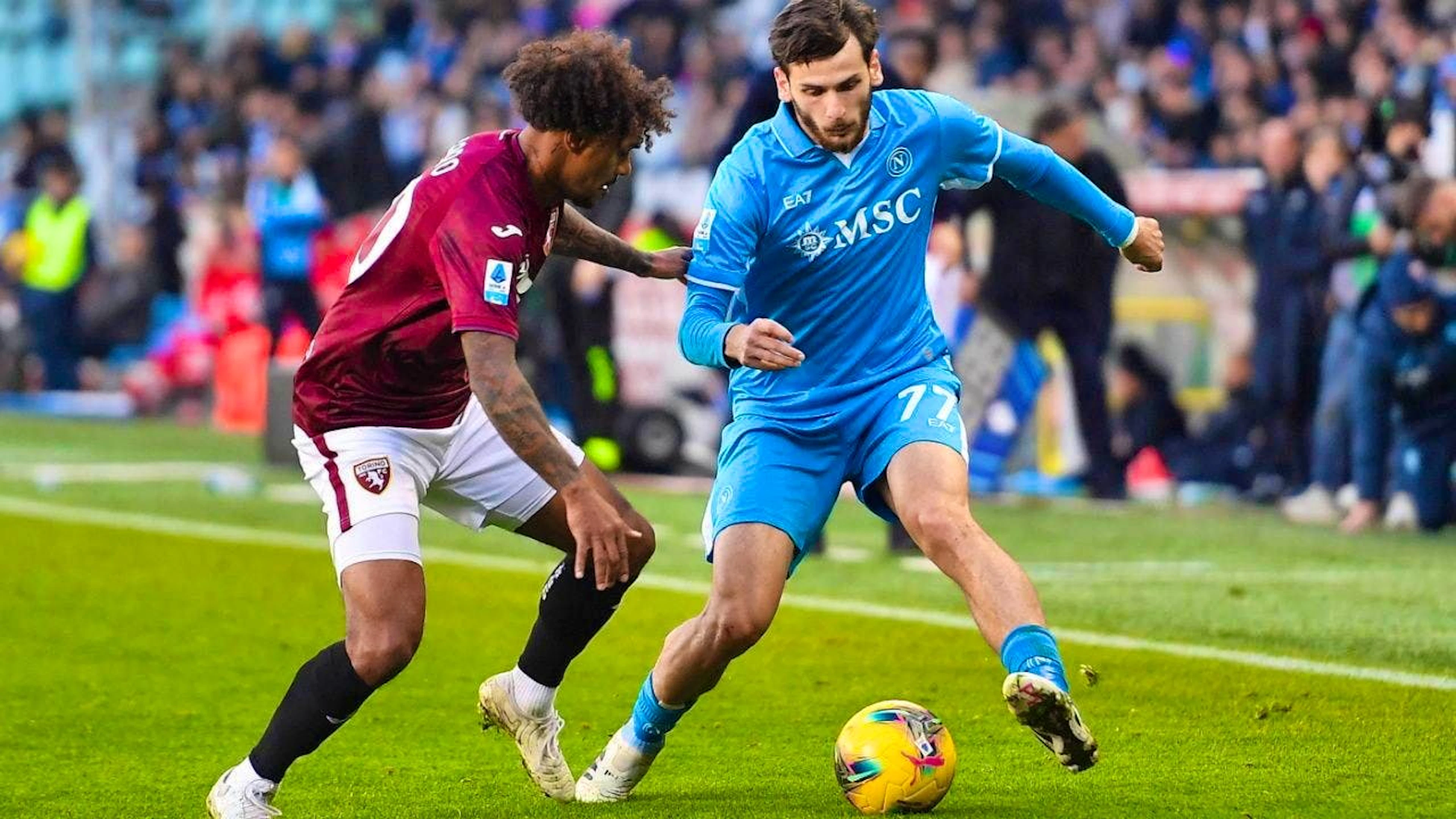 Napoli's ball wizard Khvicha Kvaratskhelia follows the call from Paris