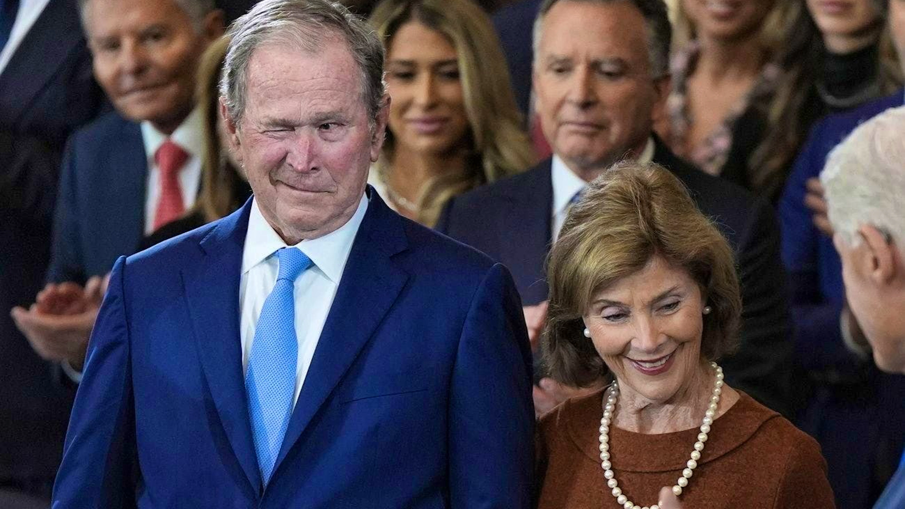 George W. Bush and Laura Bush