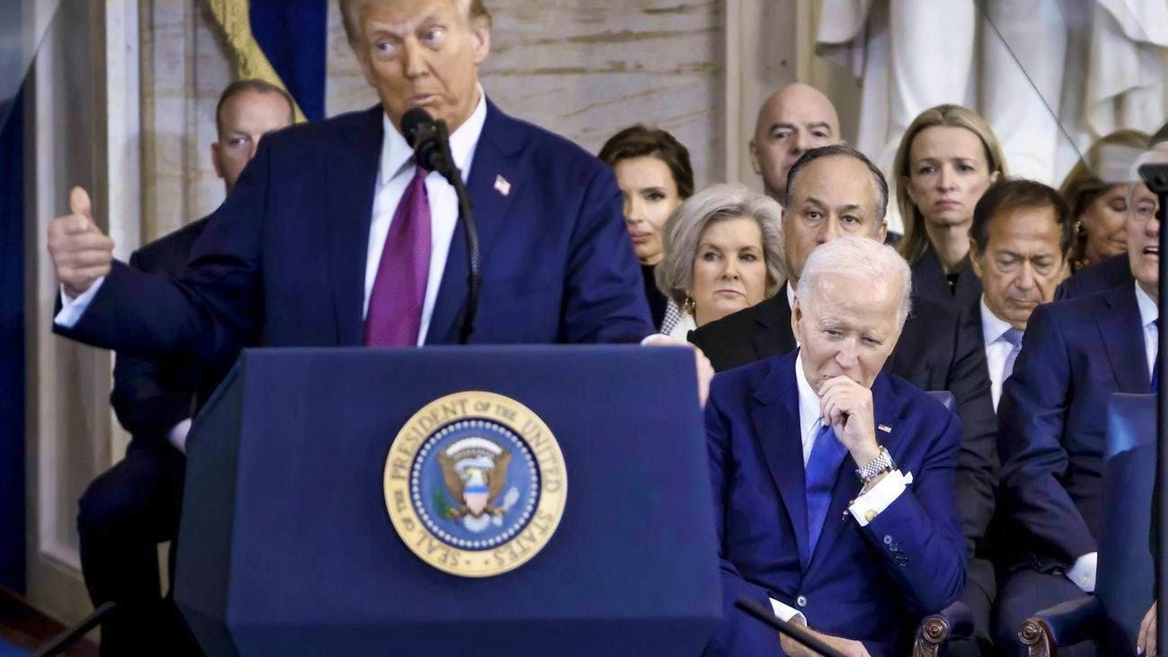 A symbol of the transition of power