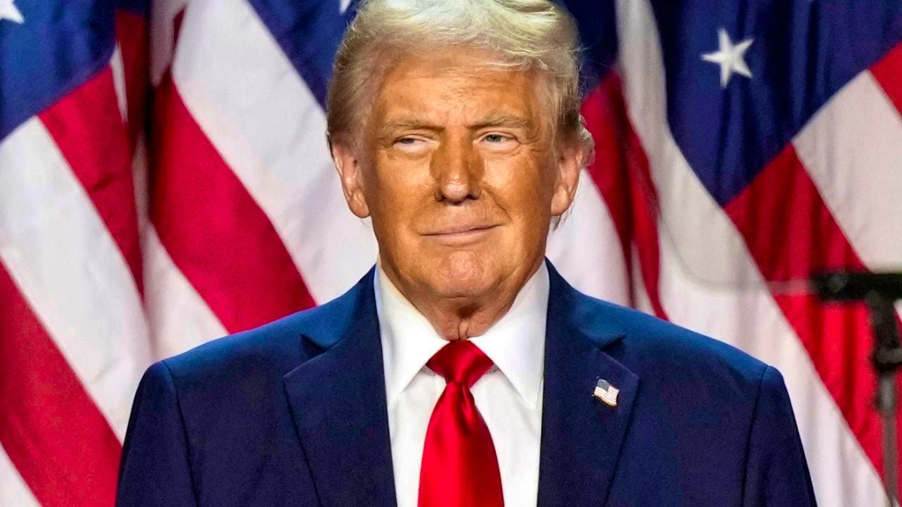 ARCHIVE - Donald Trump at an election party on November 6, 2024 in West Palm Beach, Florida. He will be sworn in as president on January 20. Photo: Alex Brandon/AP/dpa