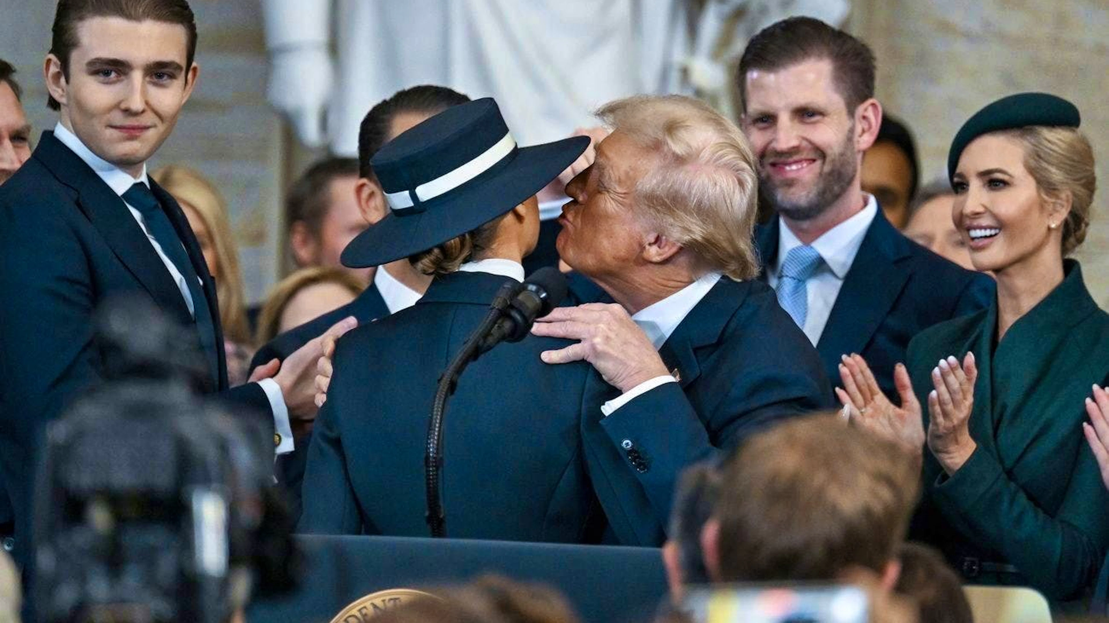 A kiss that wasn't a kiss.