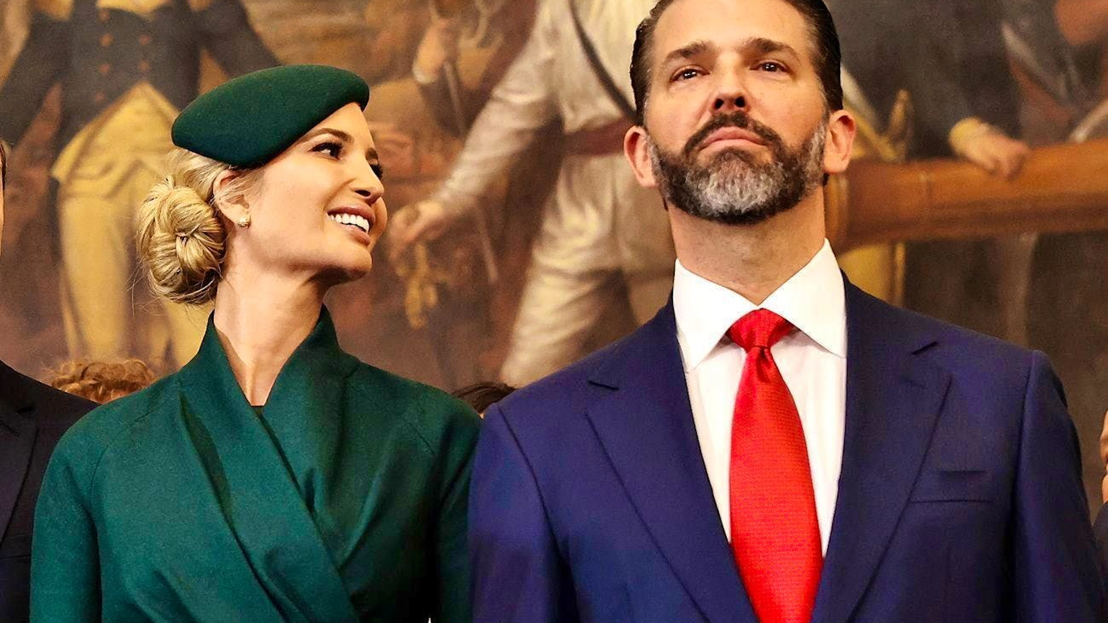 Ivanka Trump and Donald Trump Jr.