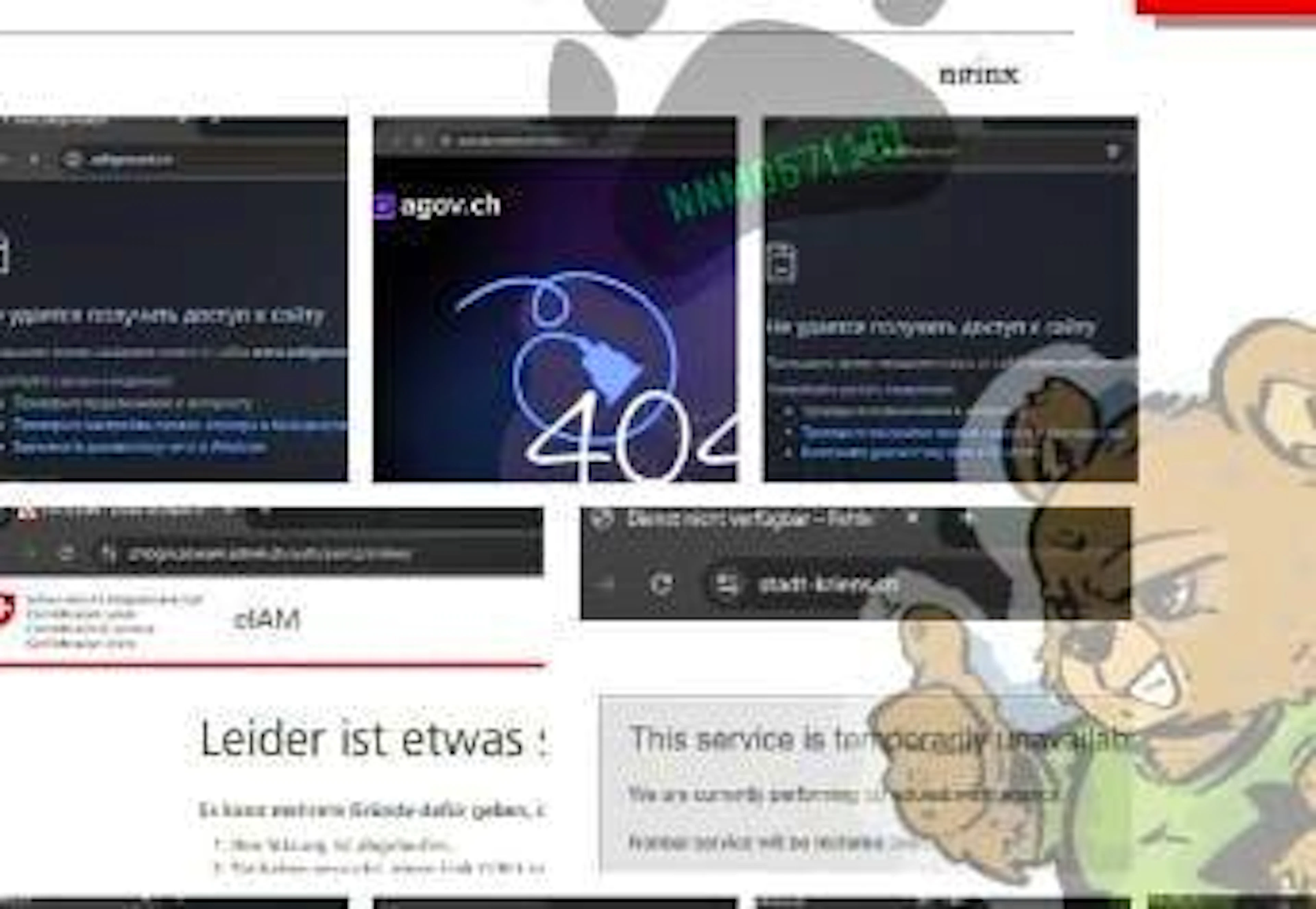 Numerous websites no longer work. 