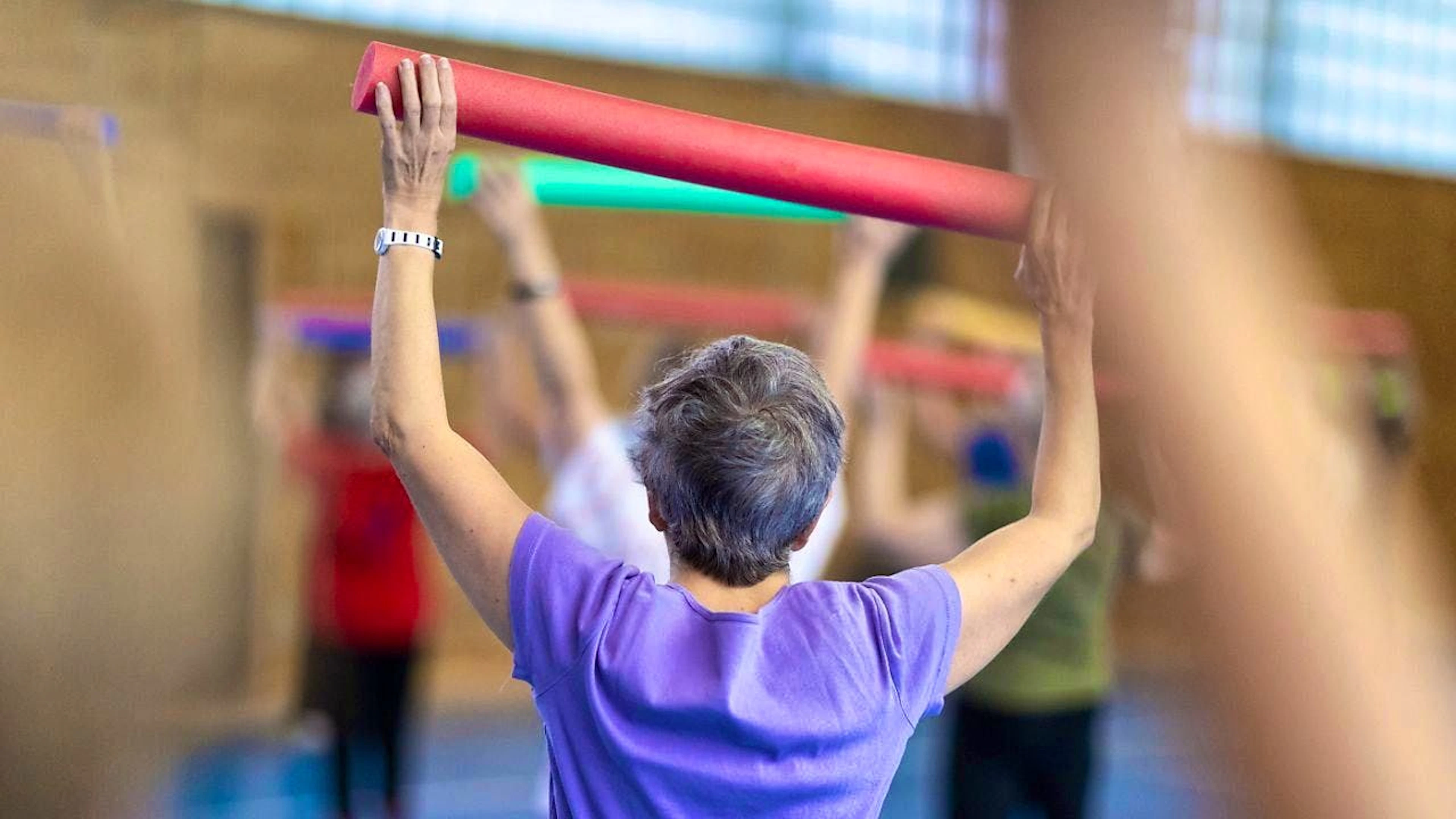 Targeted exercises can help combat age-related brain dysfunction, according to a new study. (archive image)