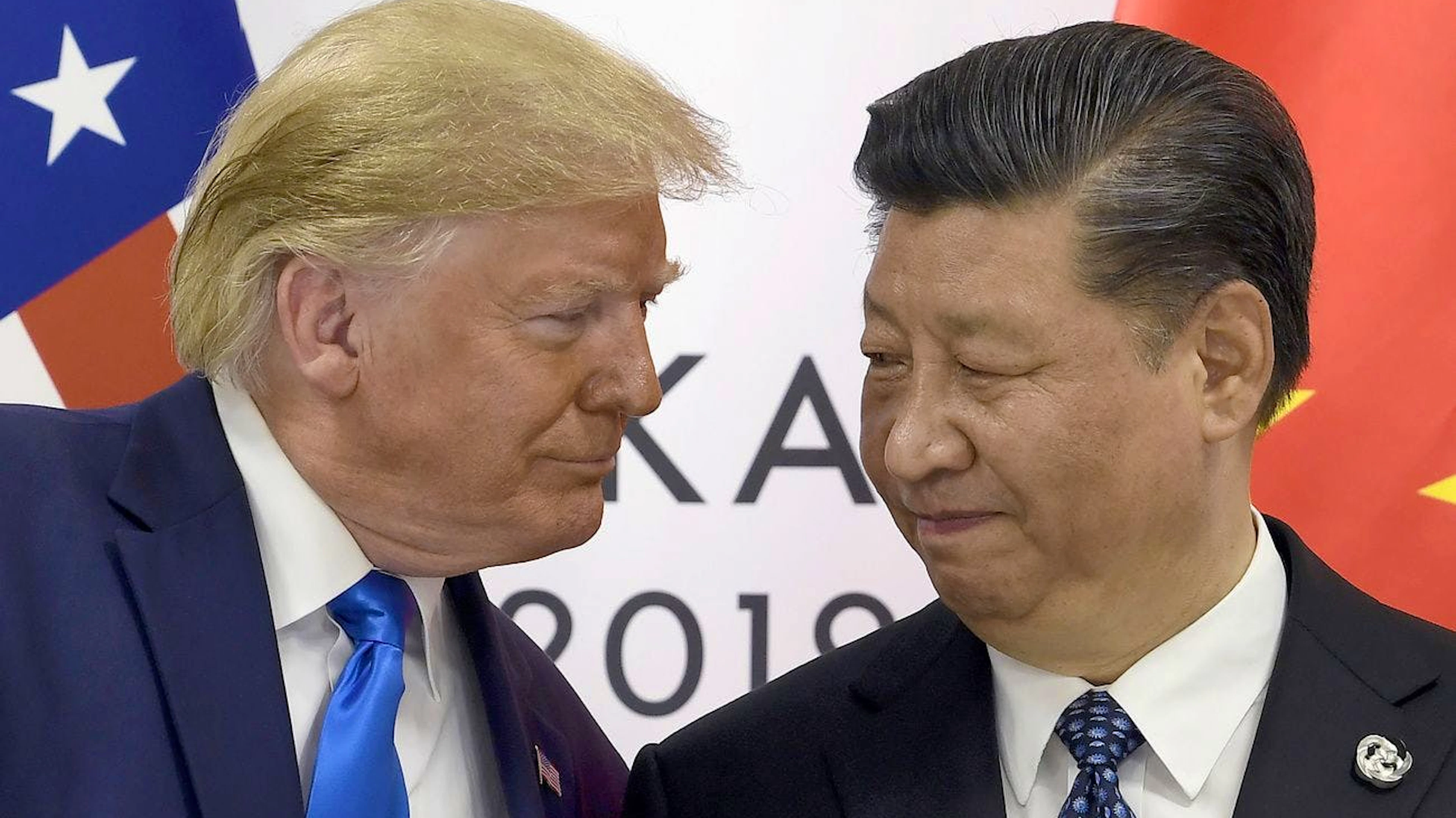 «Ihr solltet das regeln»: Bringt Trump Chinas Staatschef Xi Jinping dazu, Druck auf Moskau auszuüben? Hier treffen sich beiden Politiker im Juni 2019 in Osaka, Japan.