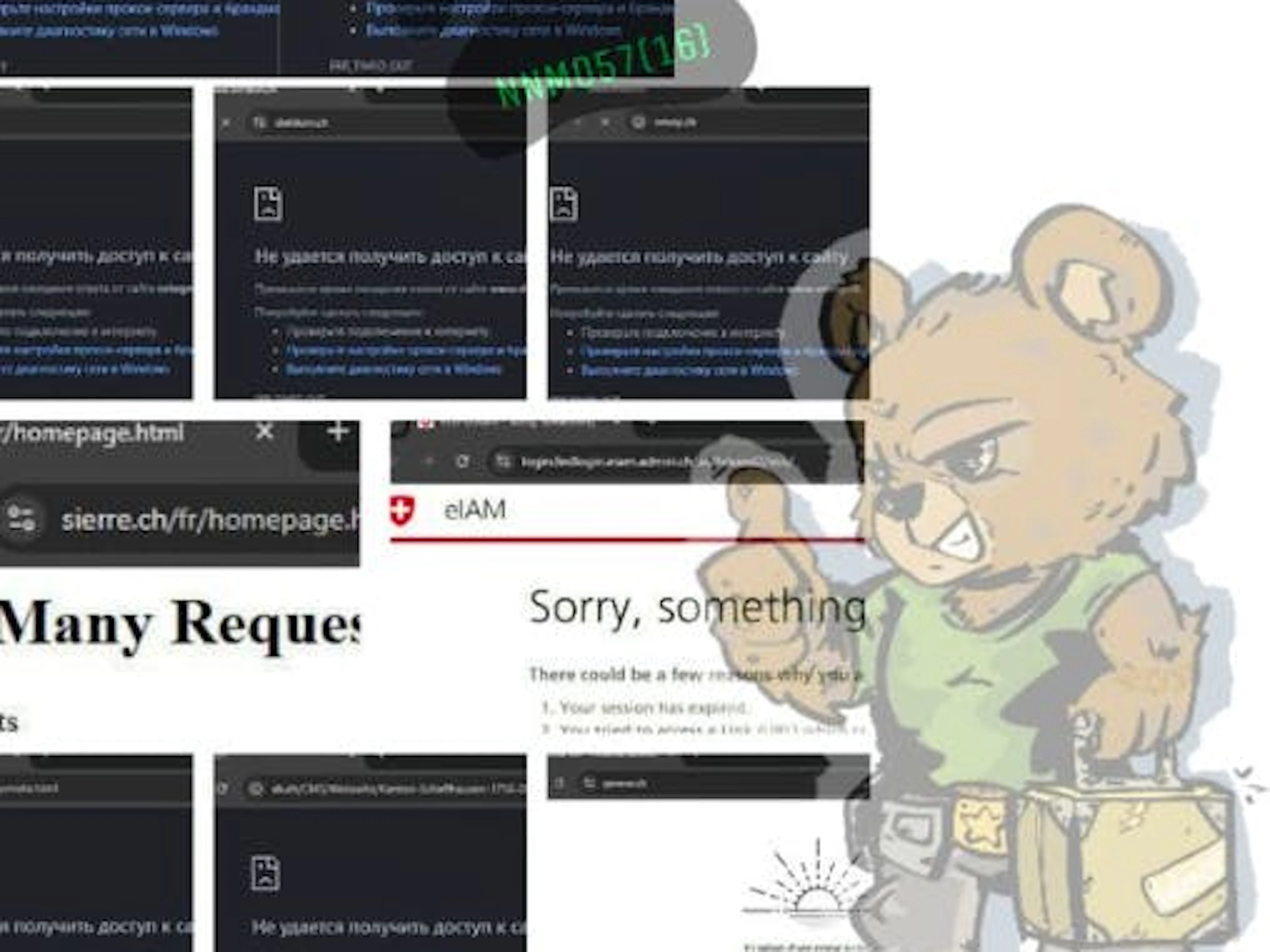 Russische Hacker haben erneut mehrere Schweizer Webseiten lahmgelegt.
