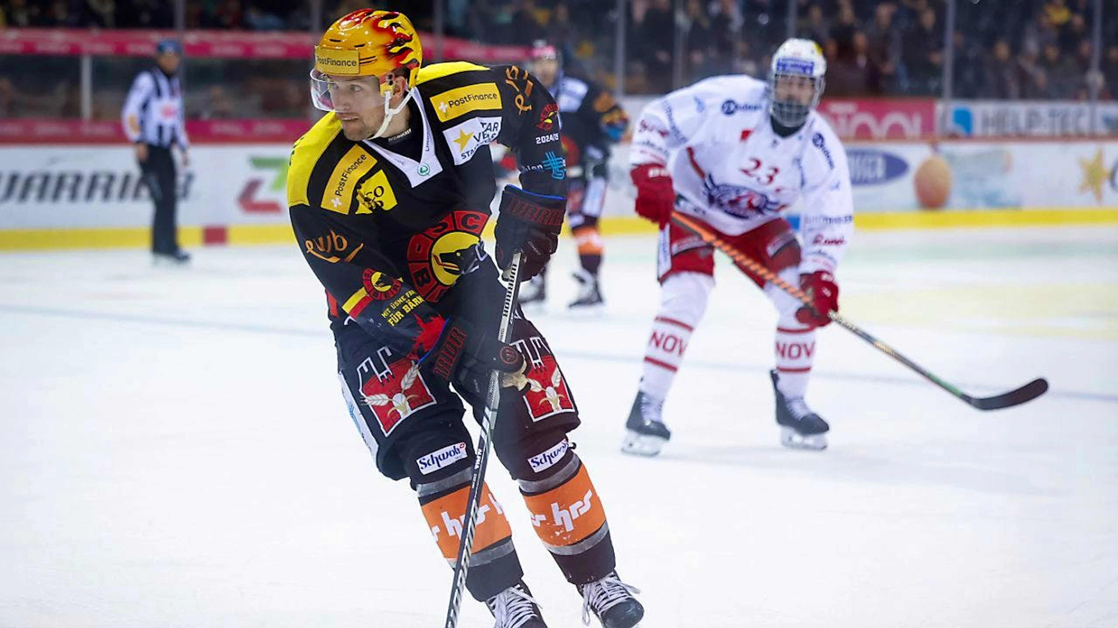 Liga-Topskorer Austin Czarnik war beim Sieg seines SCB an allen drei Berner Toren beteiligt