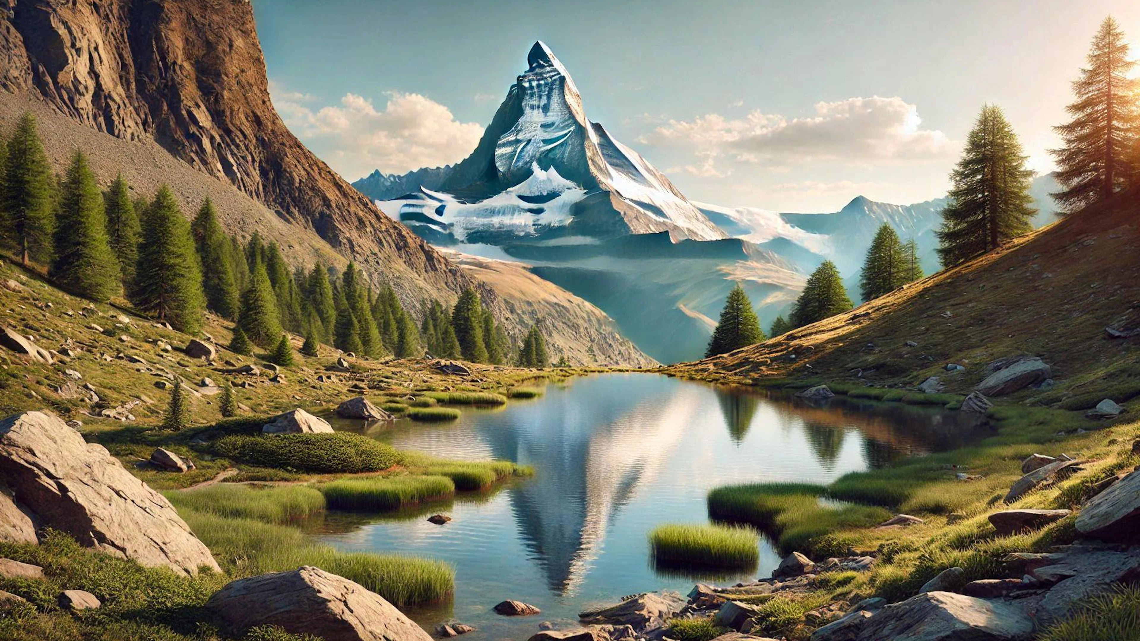 ... und die idyllische Umsetzung von Dall-E.