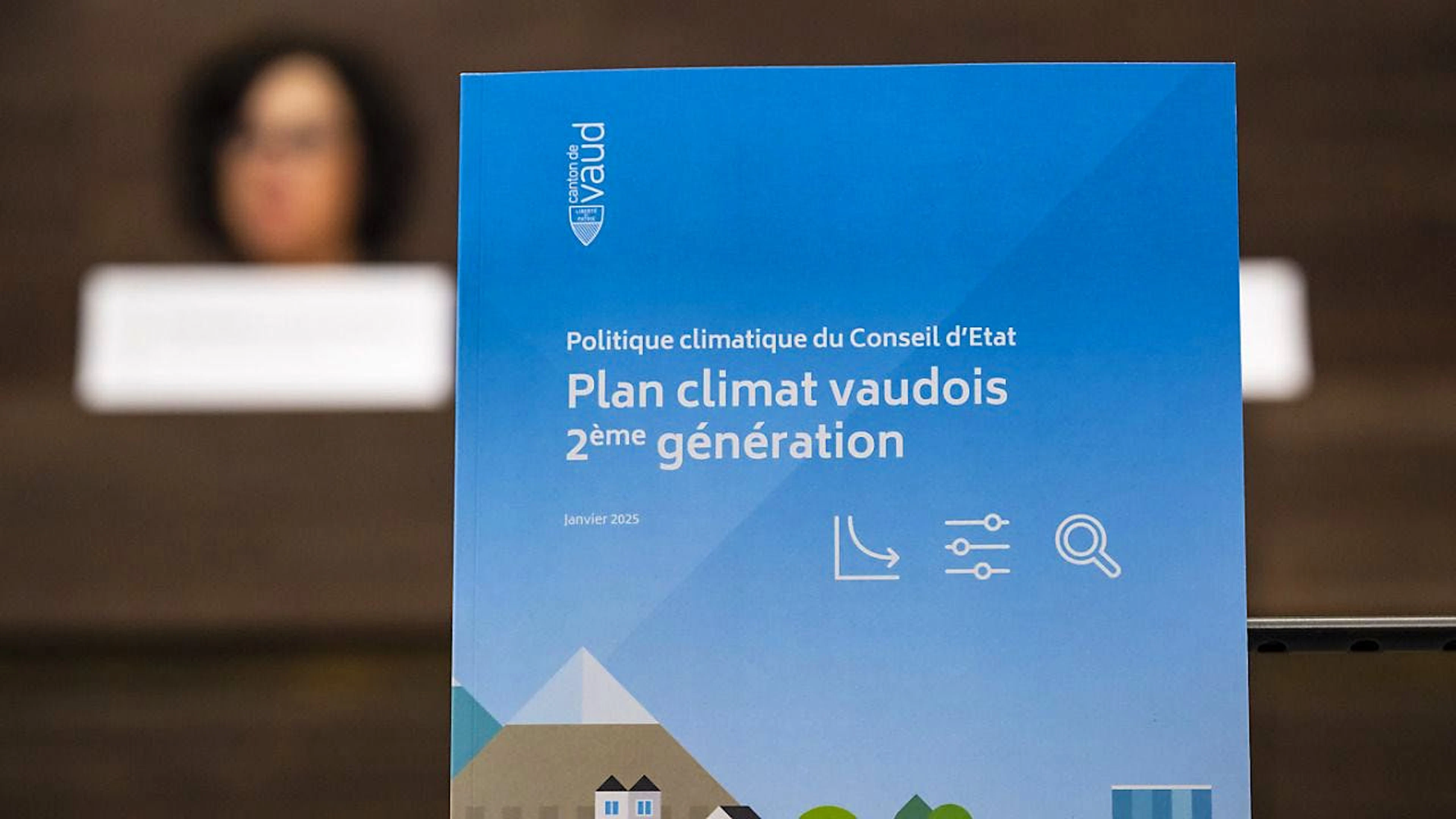Cinq des sept conseillers d'Etat vaudois sont venus présentés mercredi après-midi la deuxième génération du Plan climat vaudois.