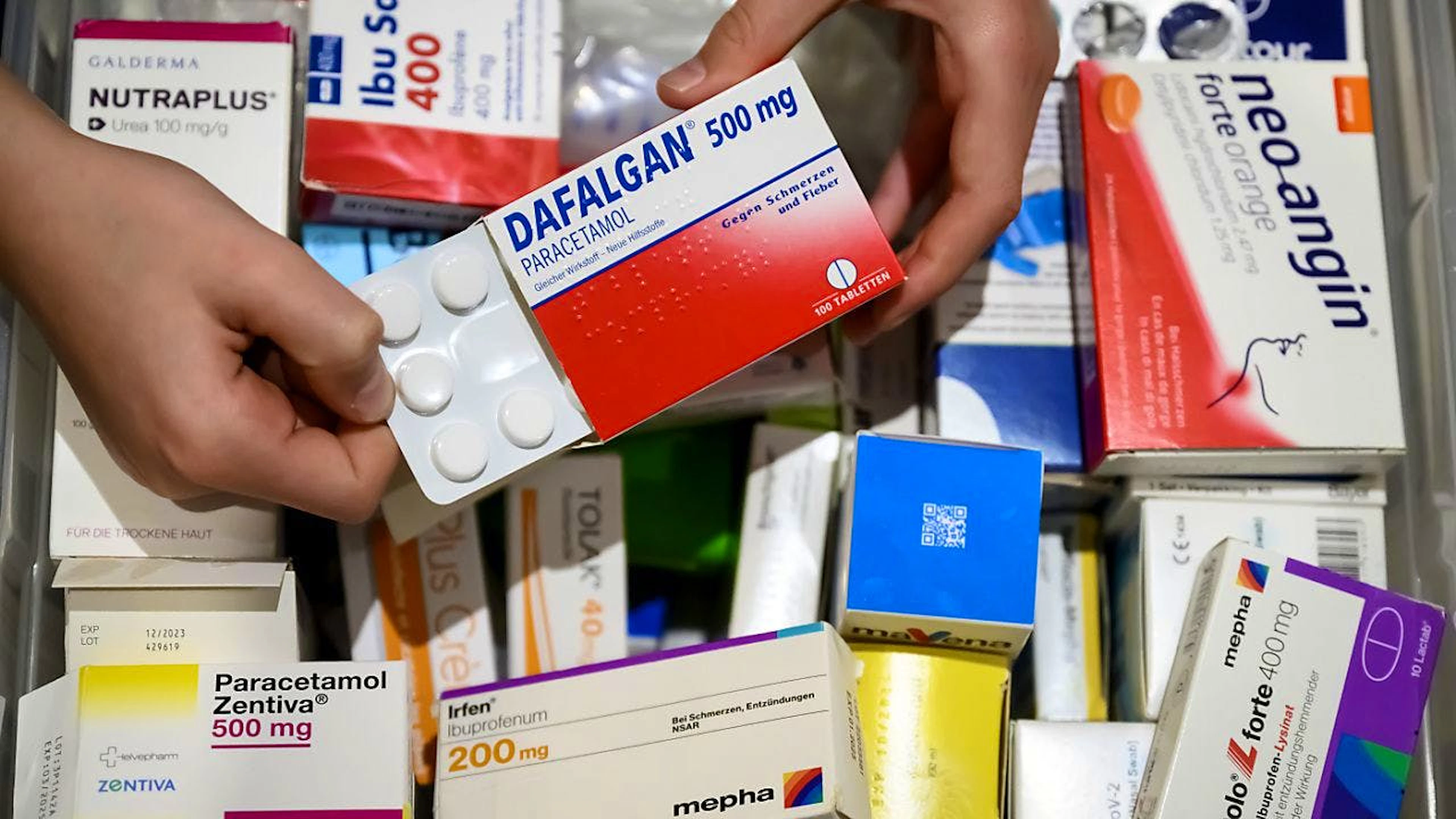 In der Schweiz wird Paracetamol insbesondere unter dem Namen Dafalgan verkauft. (Archivbild)