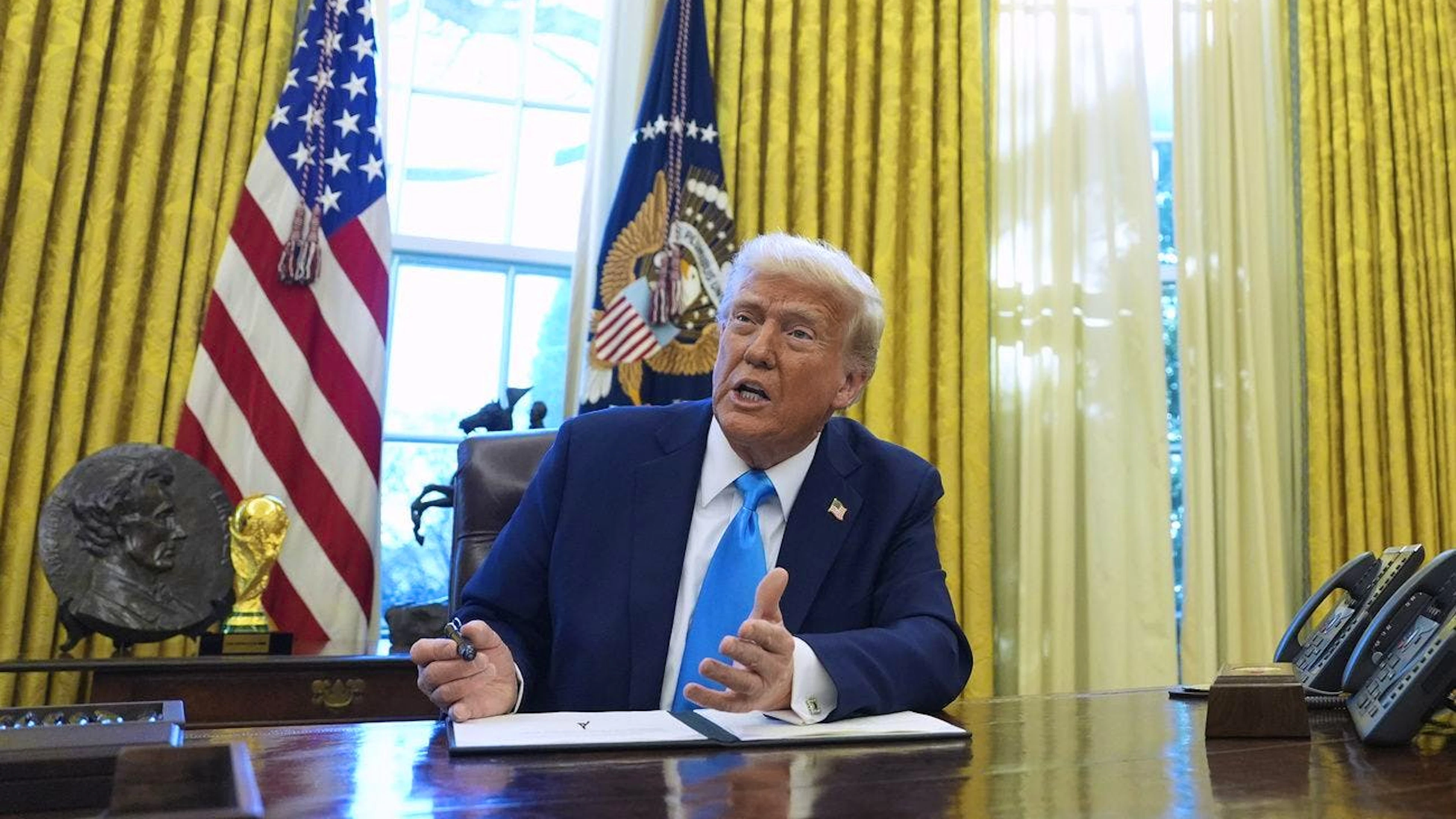 Il presidente americano Donald Trump.