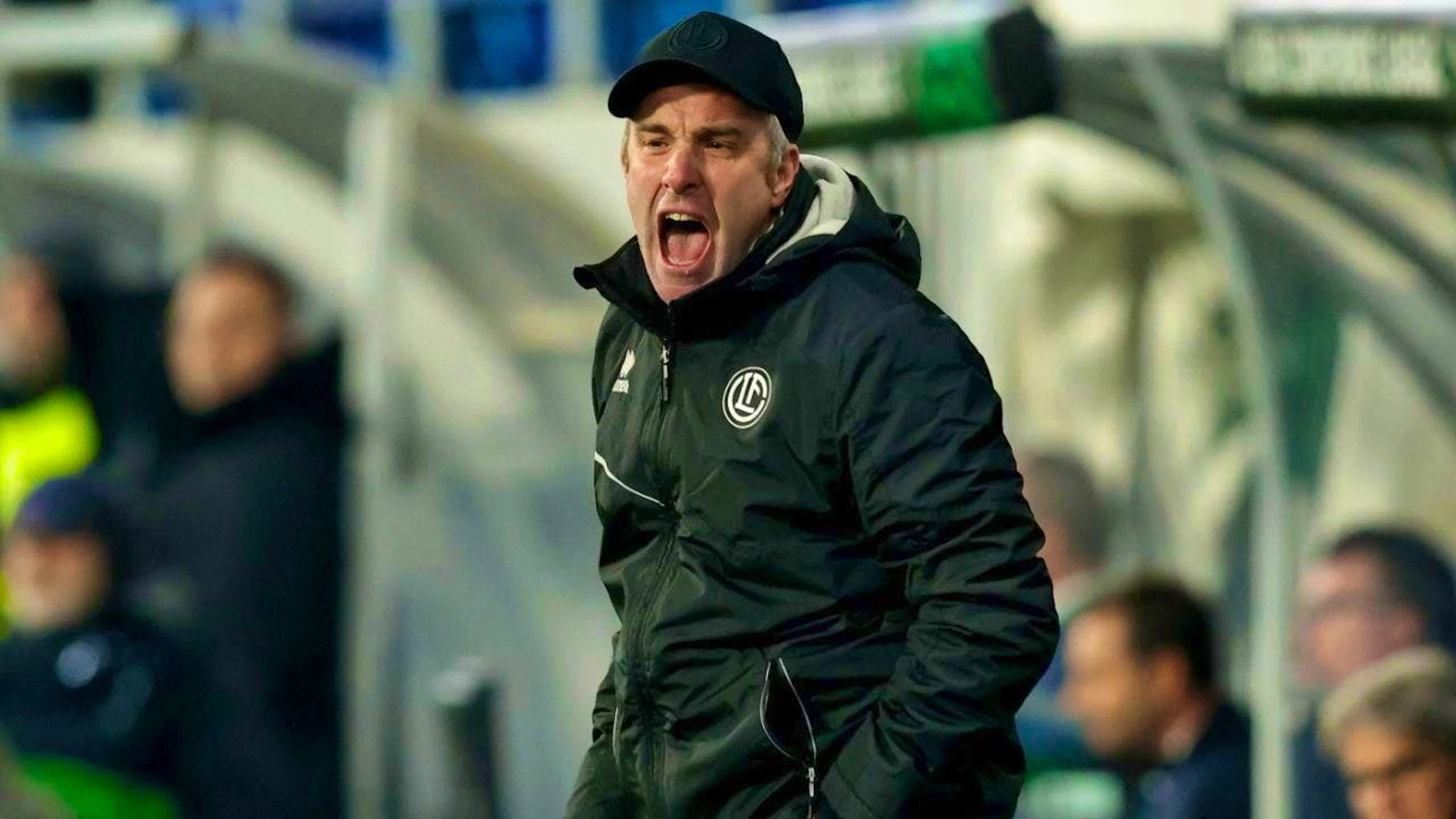 Lugano coach Mattia Croci-Torti never lets up on the touchline