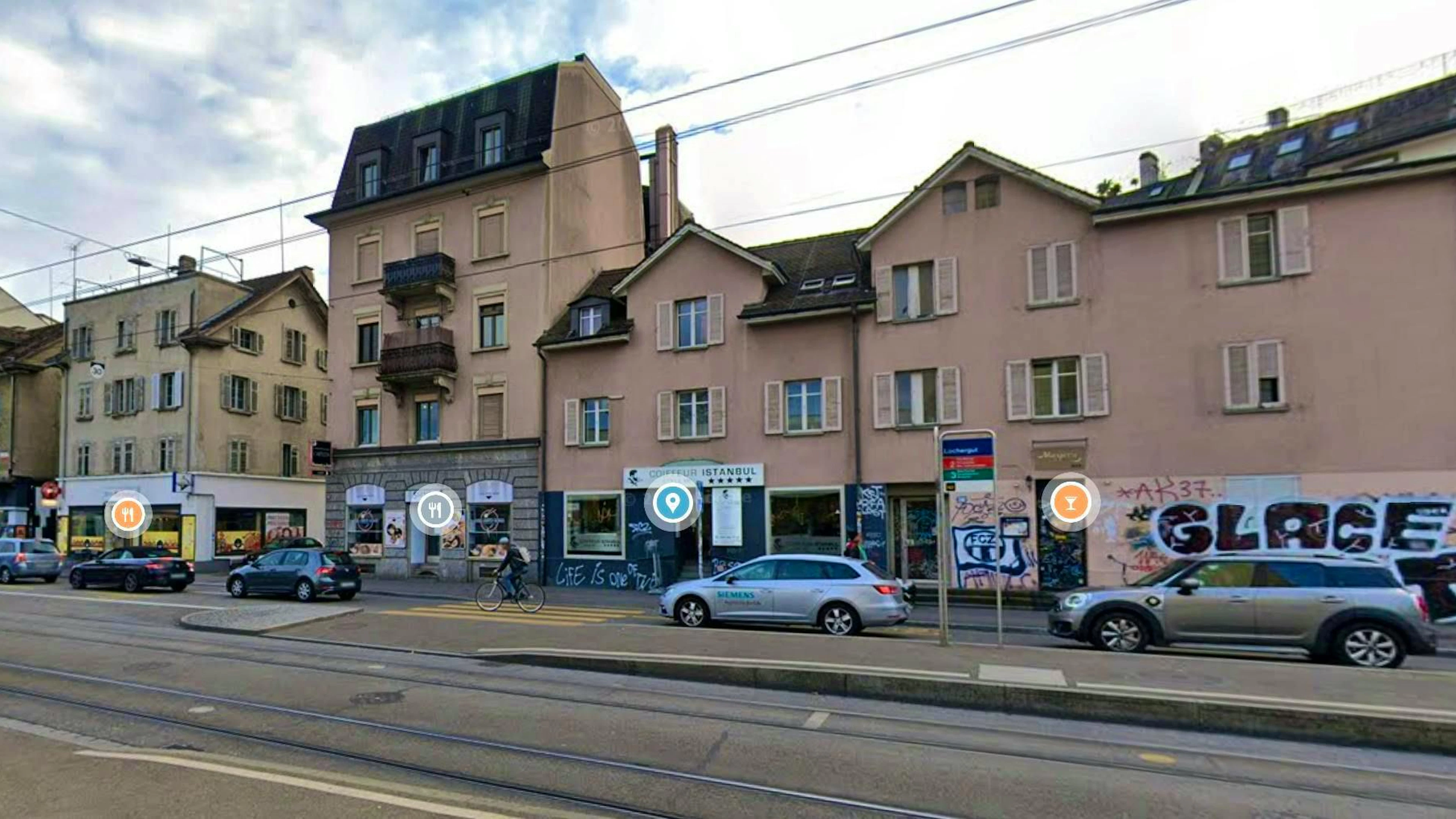 The row of houses at Lochergut will be demolished.