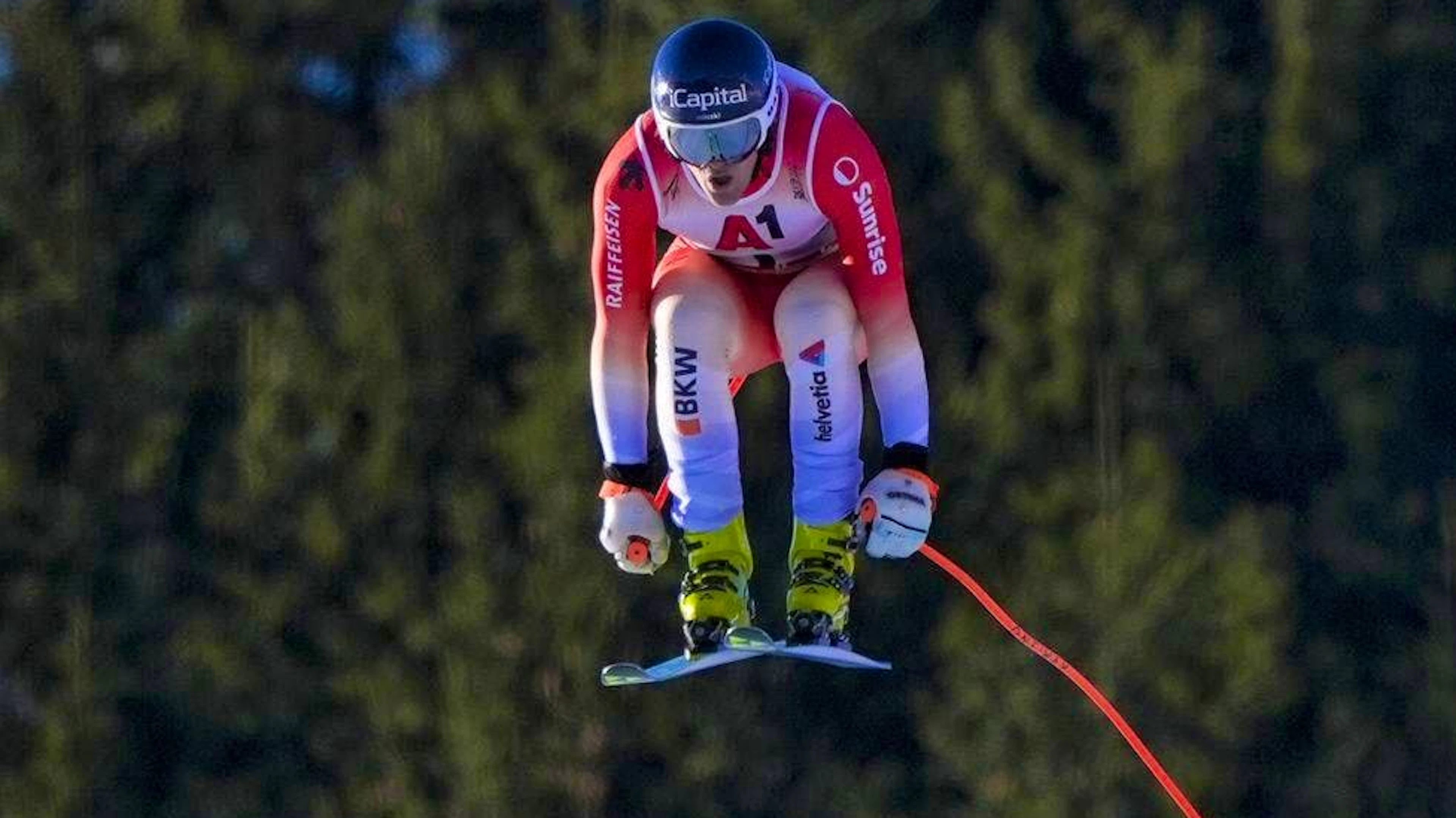 Stefan Rogentin secures the fifth Swiss starting place for the World Championship downhill with a strong second training run.