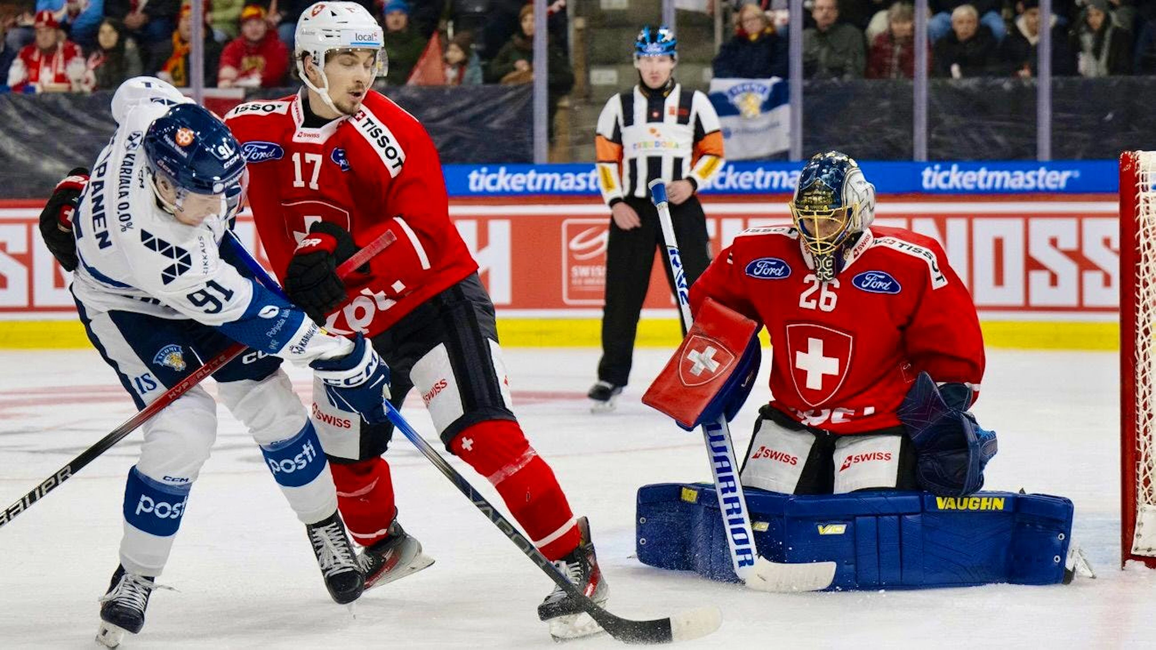 L'équipe de Suisse a courbé l'échine jeudi soir à Langnau.