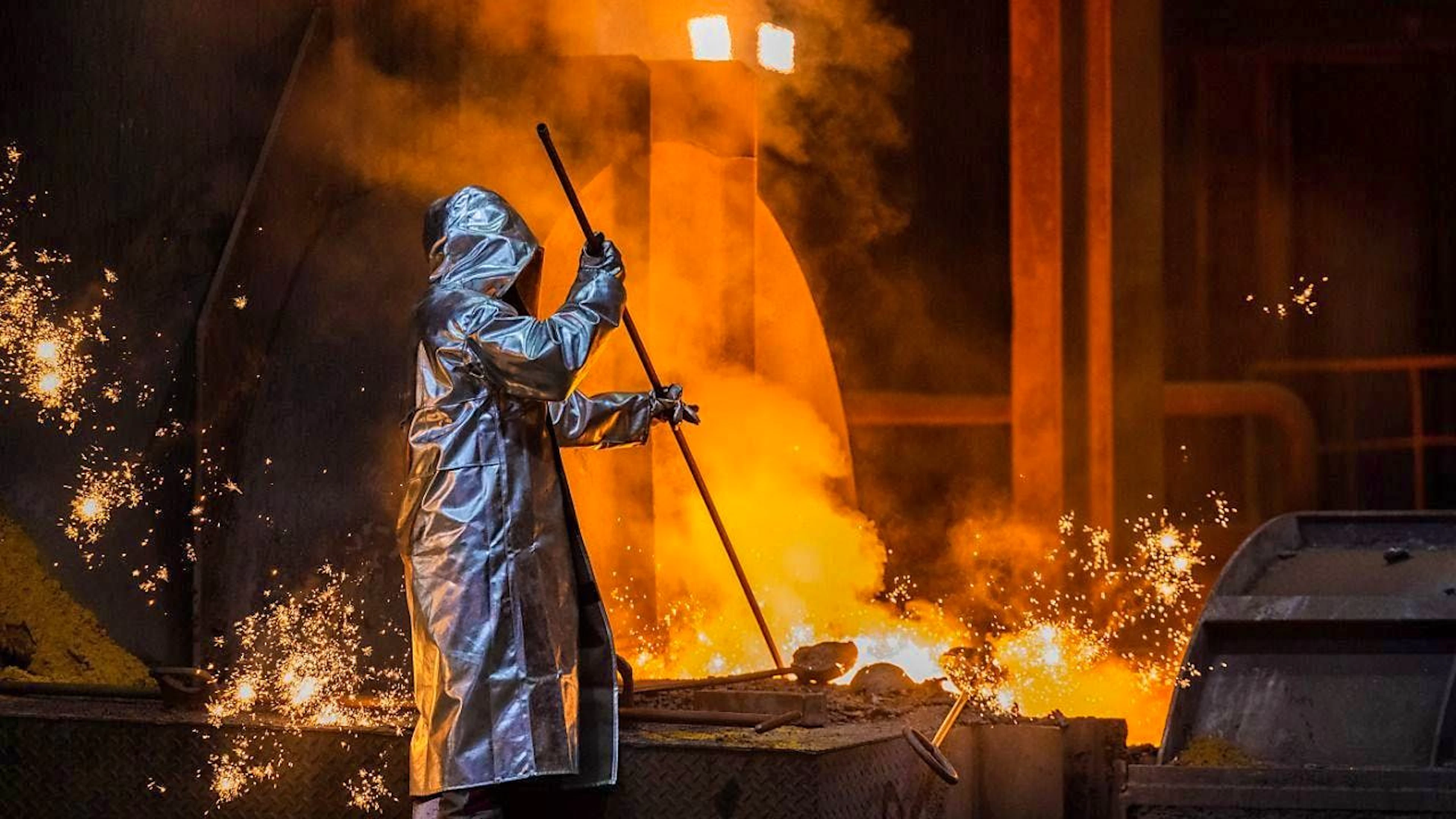 Once again, US President Donald Trump wants to introduce tariffs on steel and aluminum. Imports were halved the first time. The EU wants to negotiate - and is signaling its determination. (symbolic image)
