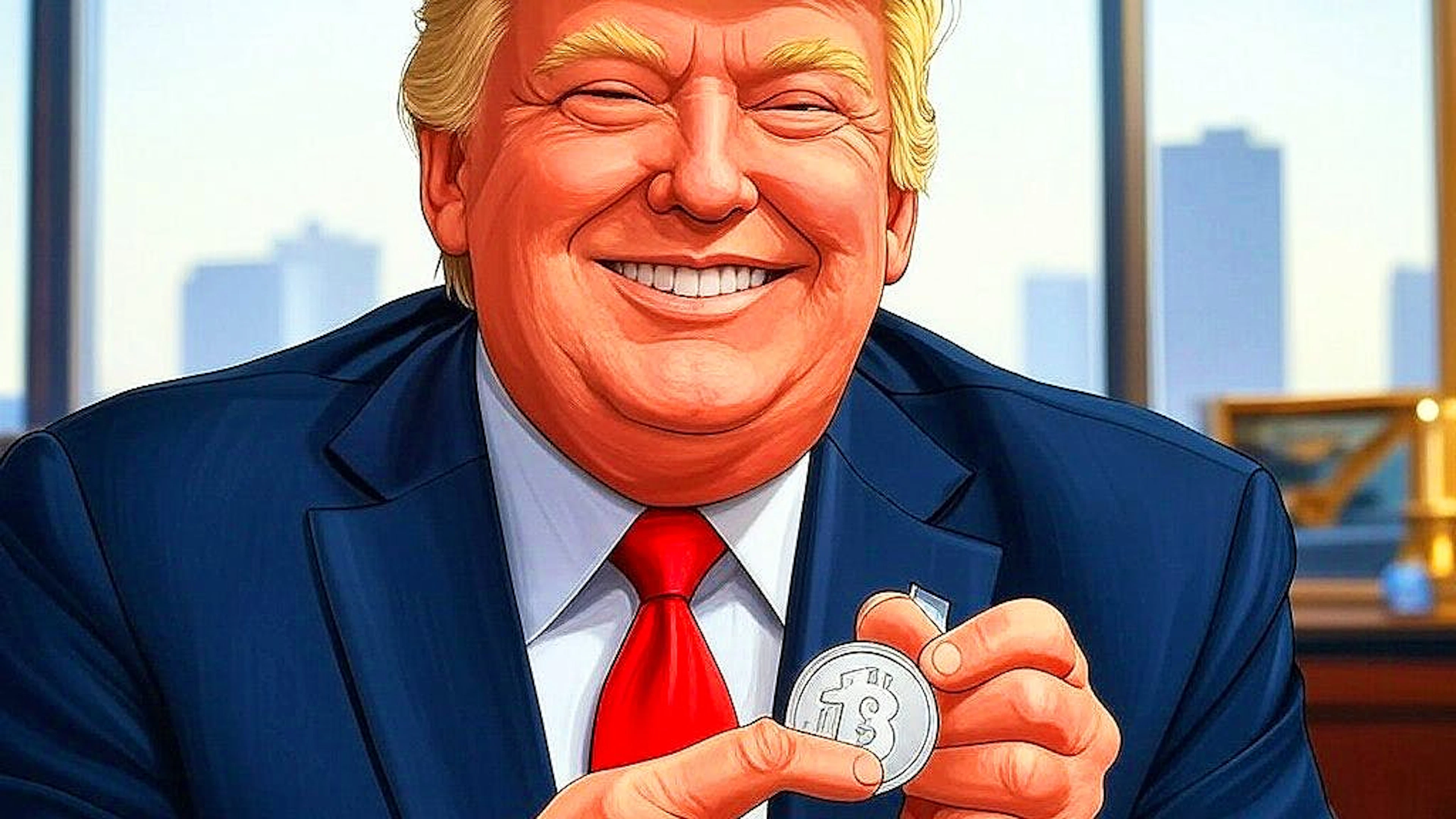 Donald Trumps Memecoin ging gleich am ersten Handelstag durch die Decke.