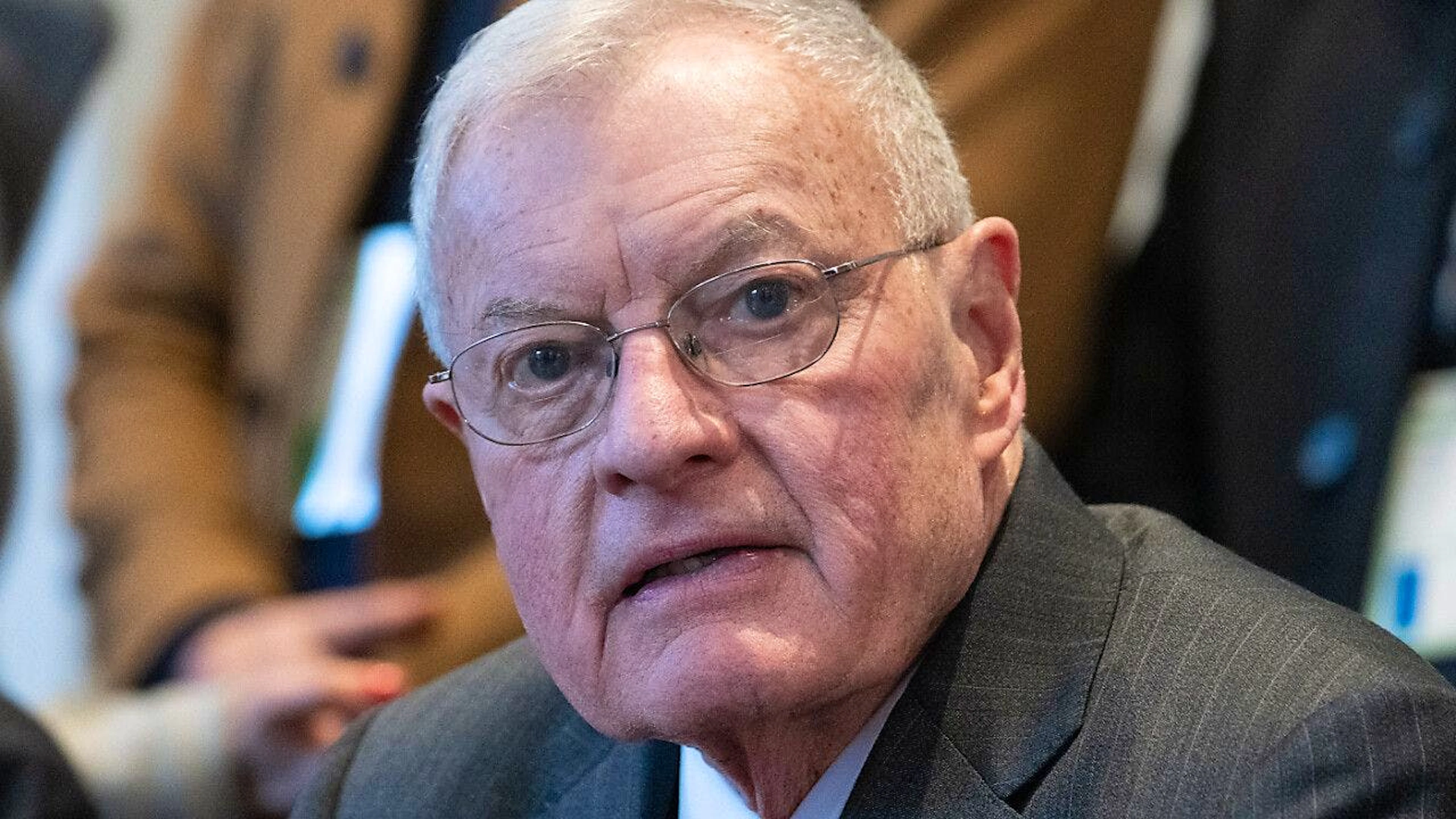 General Keith Kellogg, US-Sondergesandter für die Ukraine, nimmt an einem Meeting während der 61. Münchner Sicherheitskonferenz teil. Foto: Boris Roessler/dpa - Pool/dpa