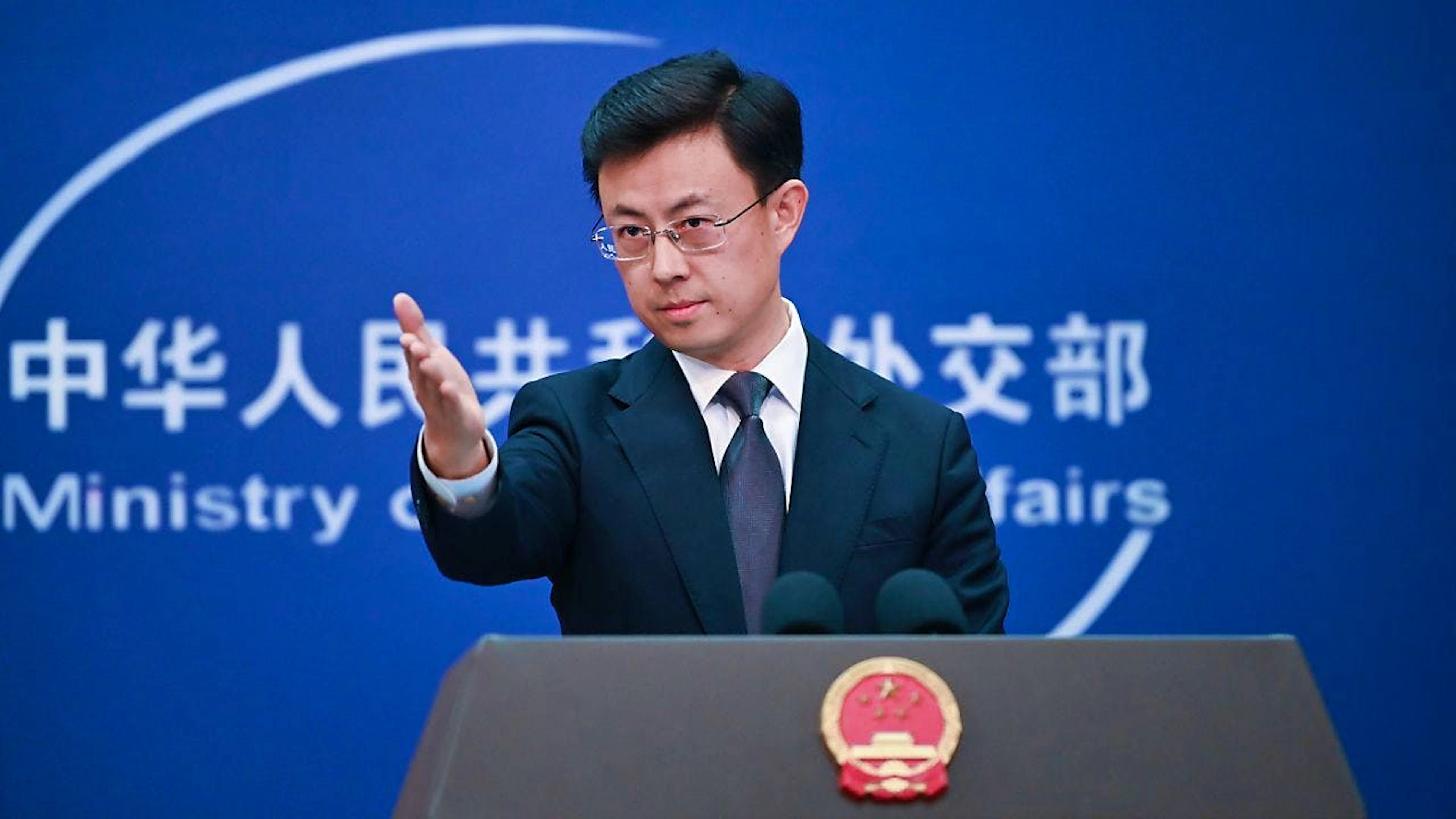 ARCHIV - China hat sich erfreut über die Gespräche zwischen Russland und den USA zum Ukraine-Krieg gezeigt. Foto: Johannes Neudecker/dpa