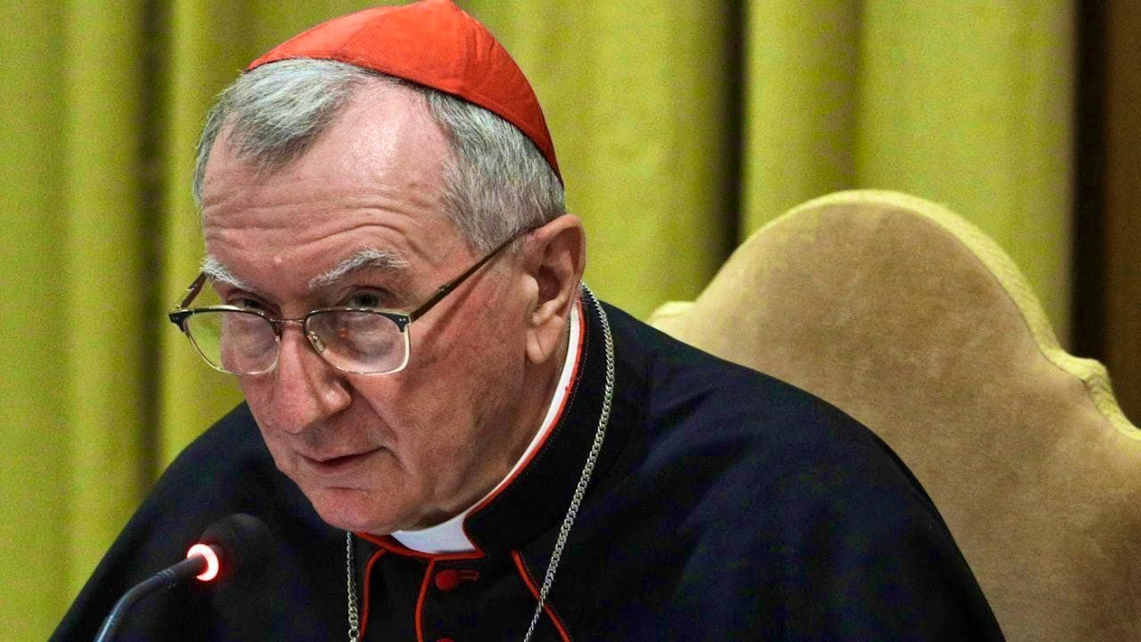 ARCHIVE - Cardinal Secretary of State Pietro Parolin at the Vatican. Photo: Gregorio Borgia/AP/dpa/archived image