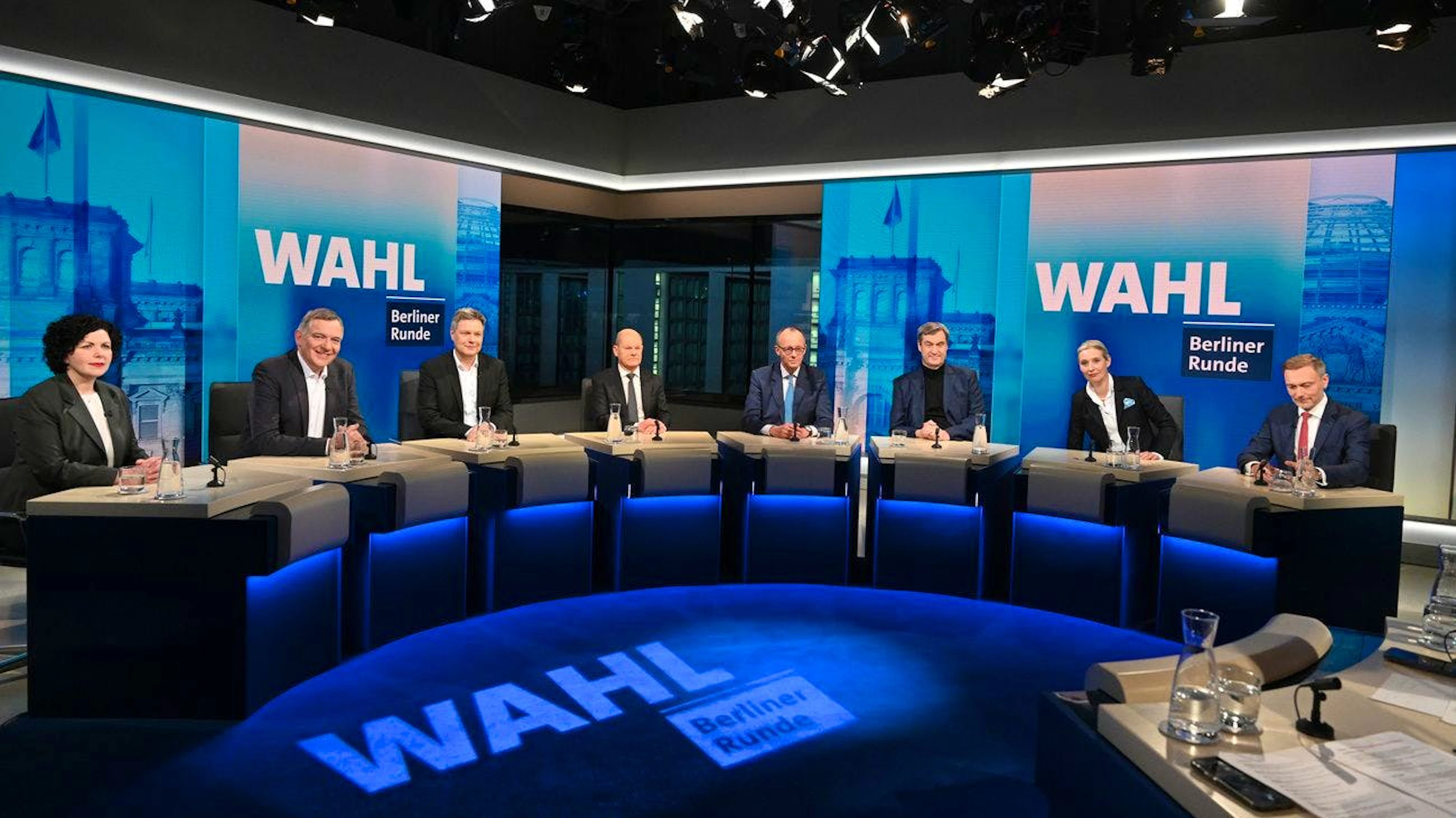Die «Berliner Runde» am Sonntagabend.